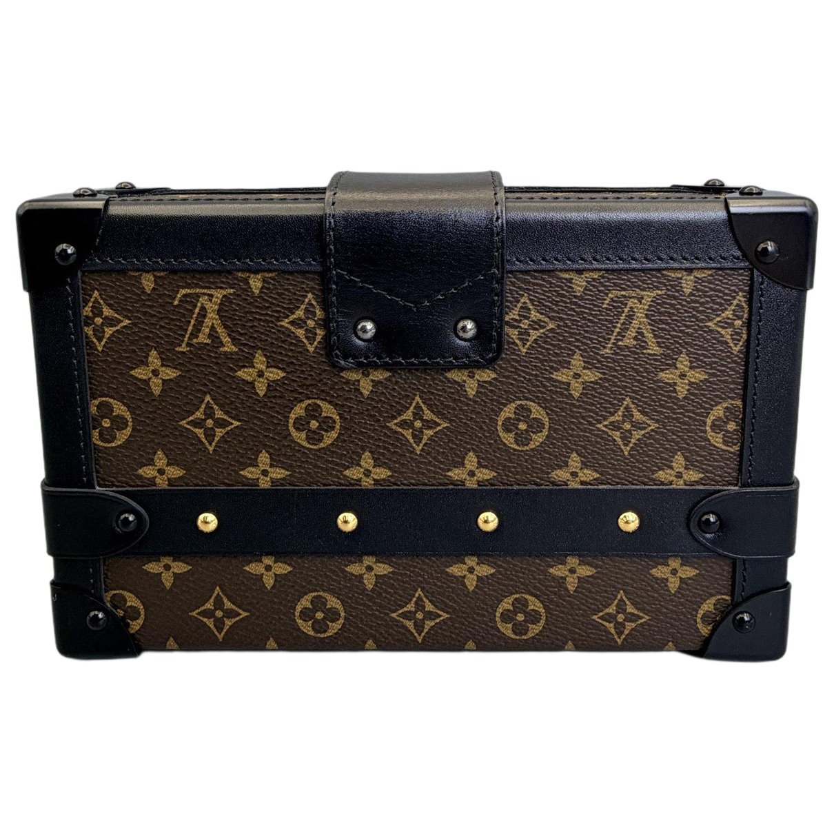 Petite Malle leather handbag