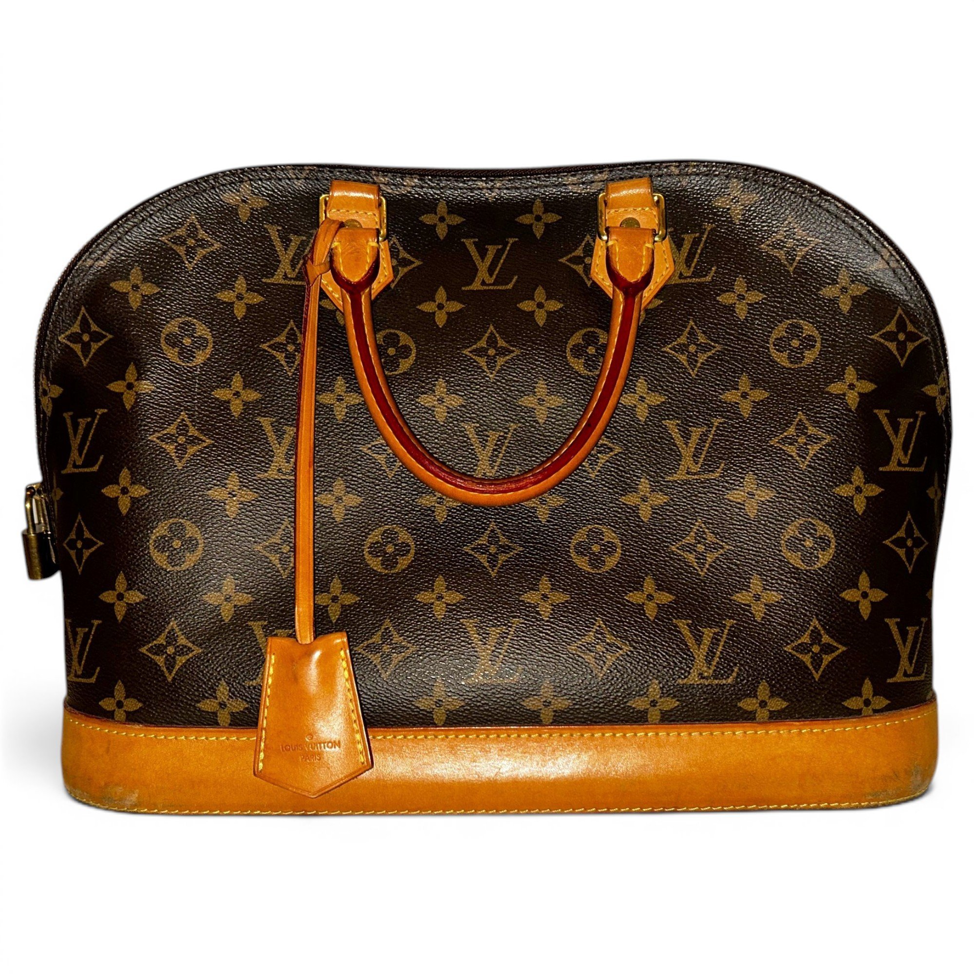Louis Vuitton Alma leather handbag