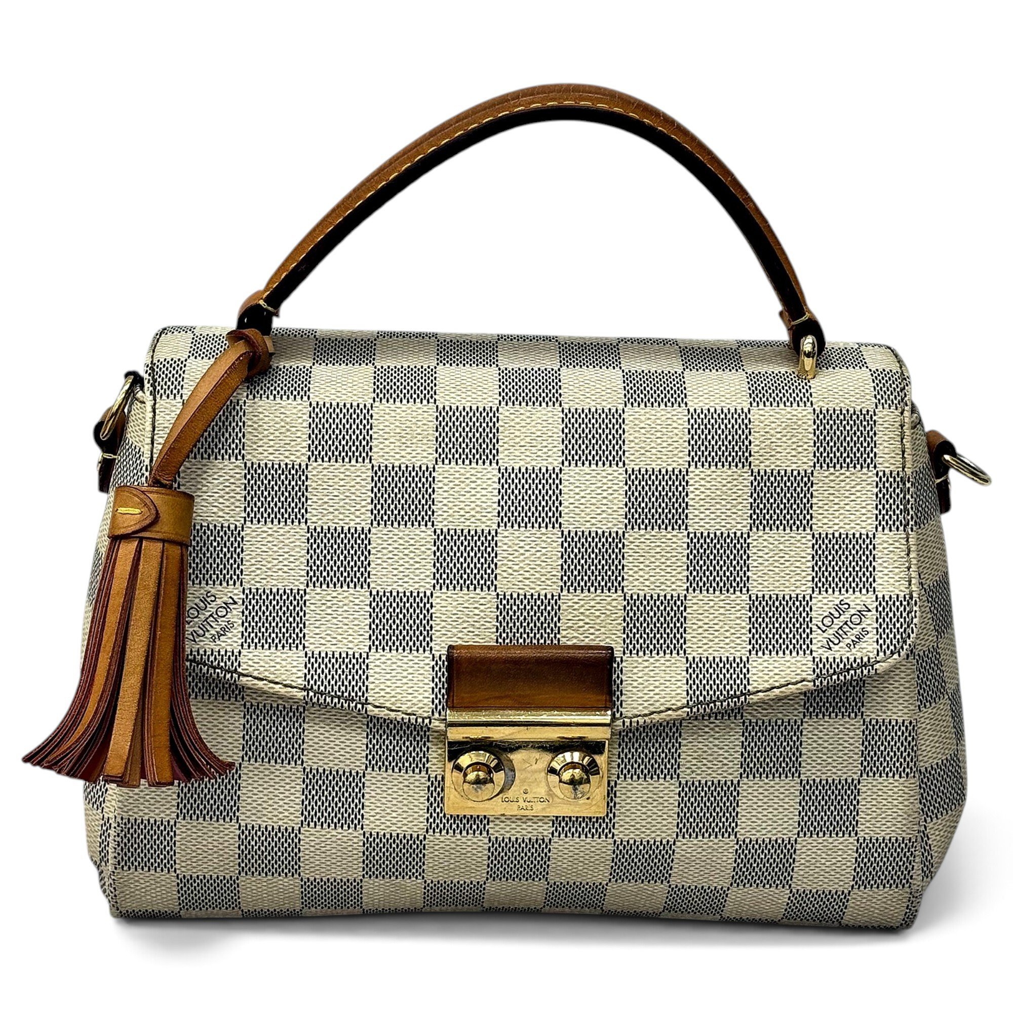 Croisette leather handbag
