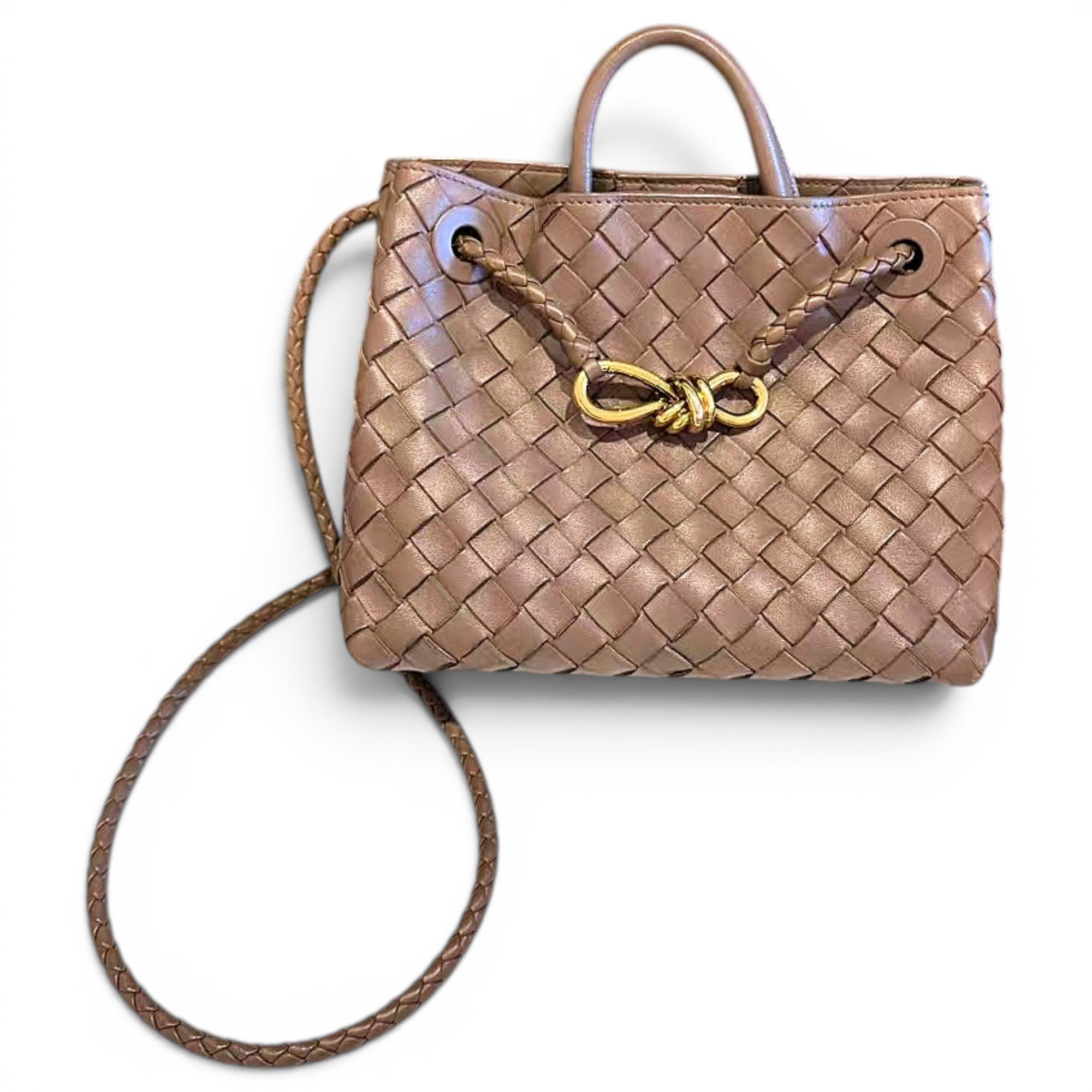 Bottega Veneta Andiamo leather handbag