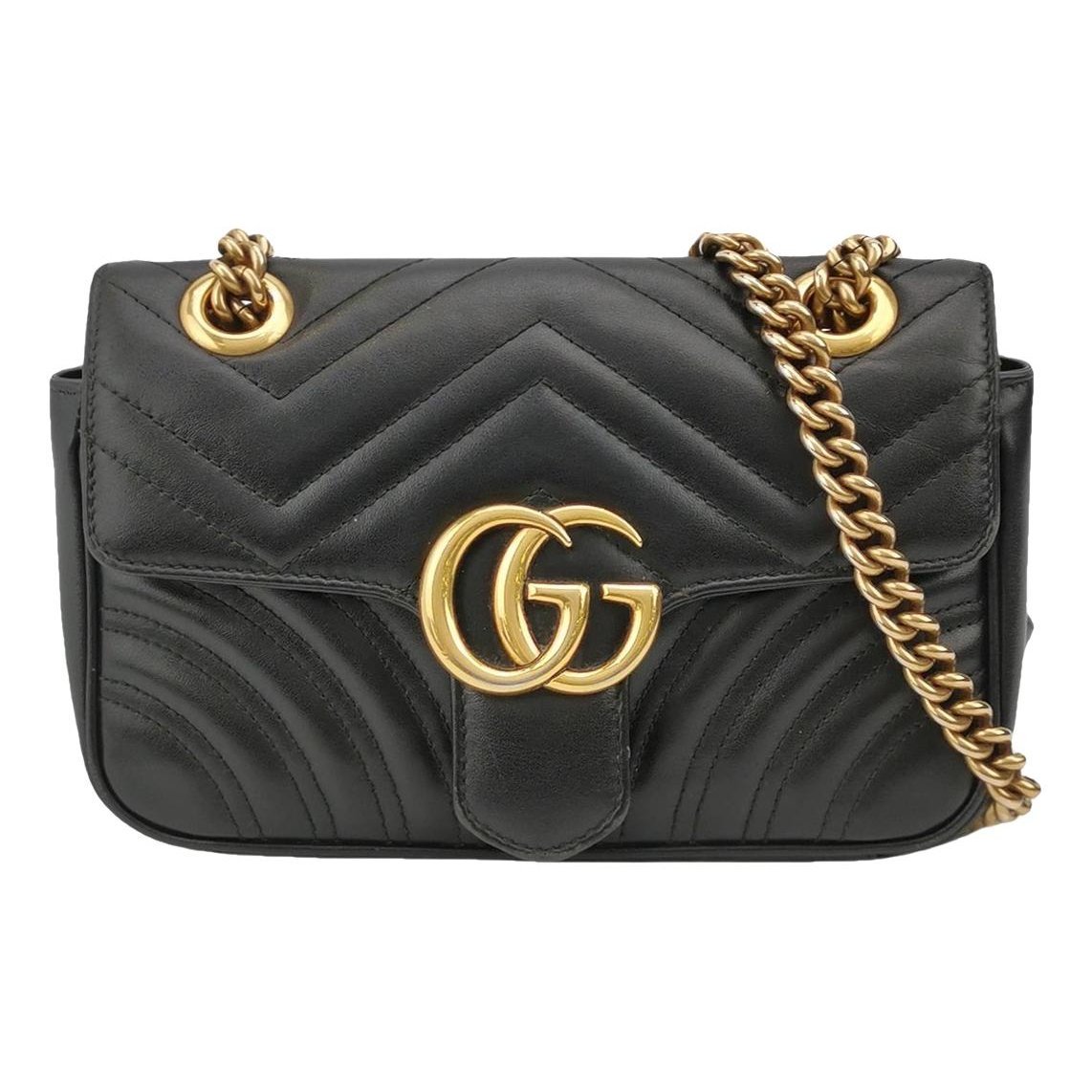 GG Marmont Flap leather handbag