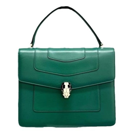 Serpenti leather handbag