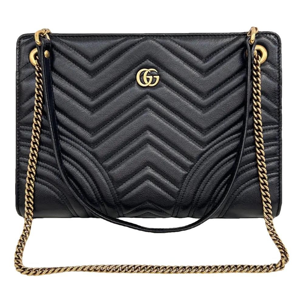 GG Marmont Accordion leather crossbody bag