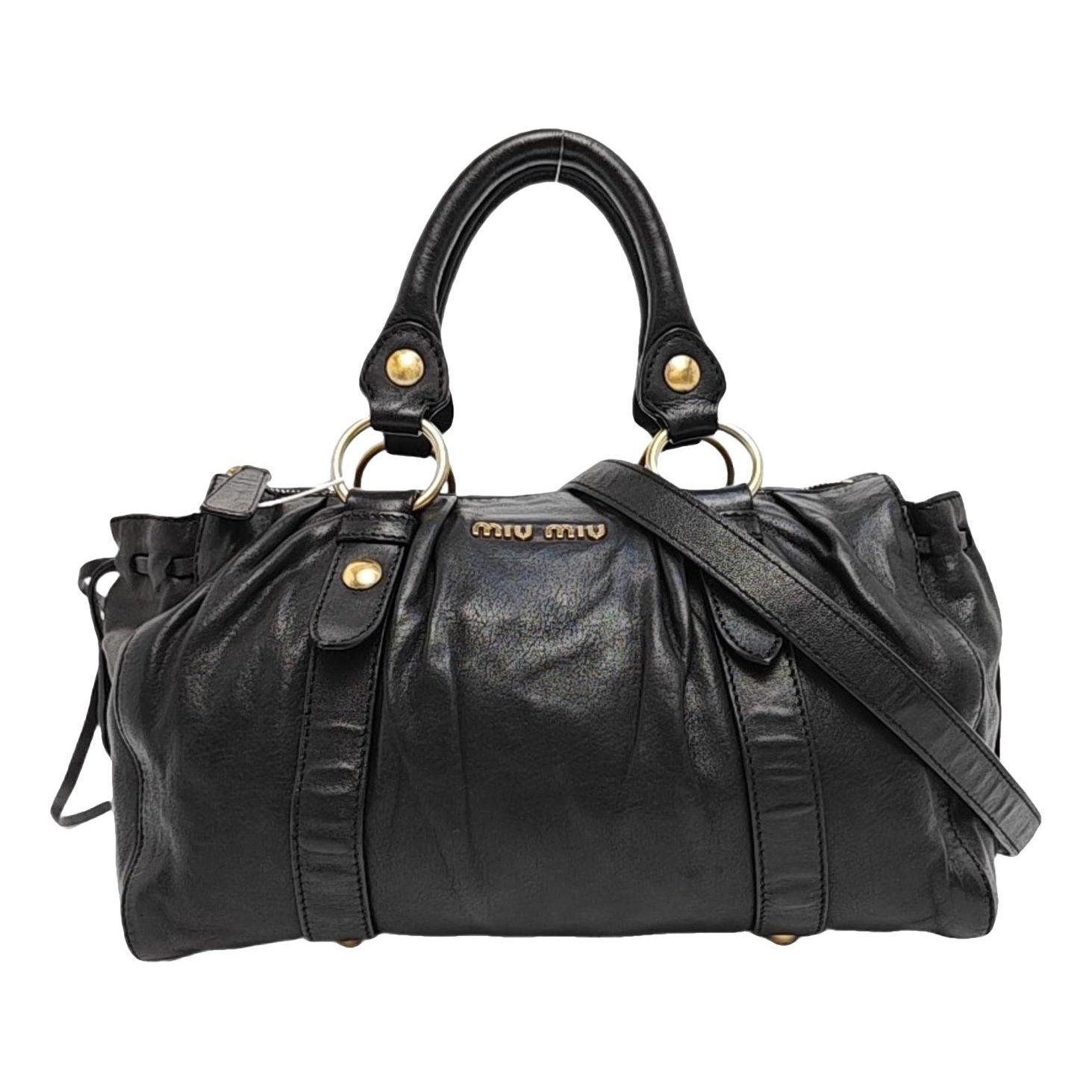 Leather handbag
