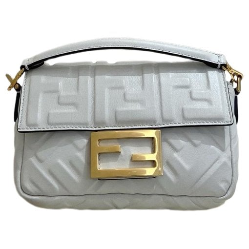 Baguette leather handbag