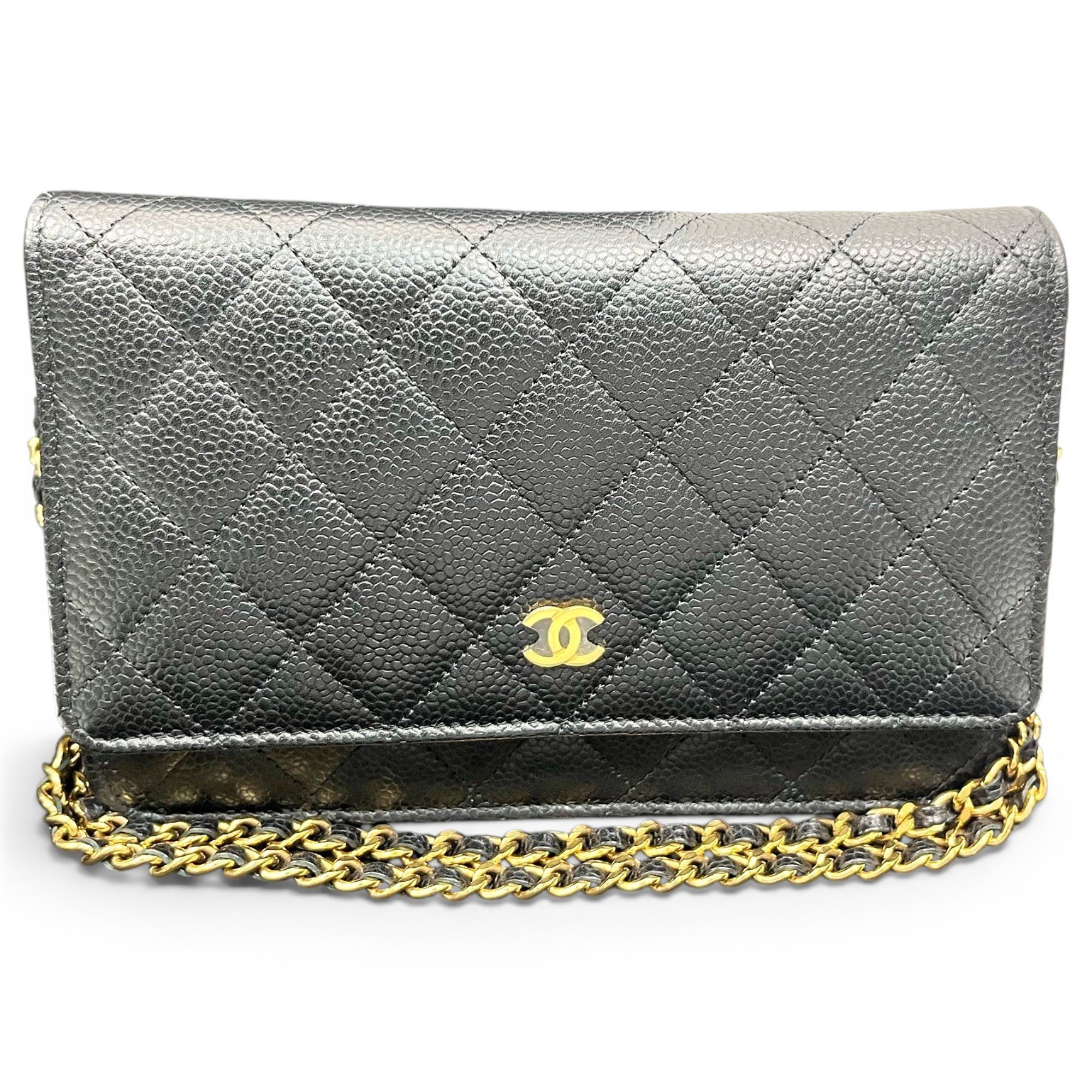 Wallet On Chain Timeless/Classique leather handbag