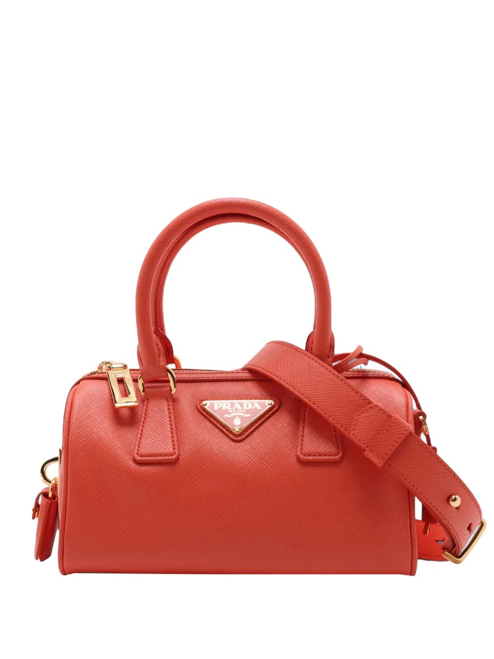 2013-2026 Mini Saffiano Lux Boston Bag satchel