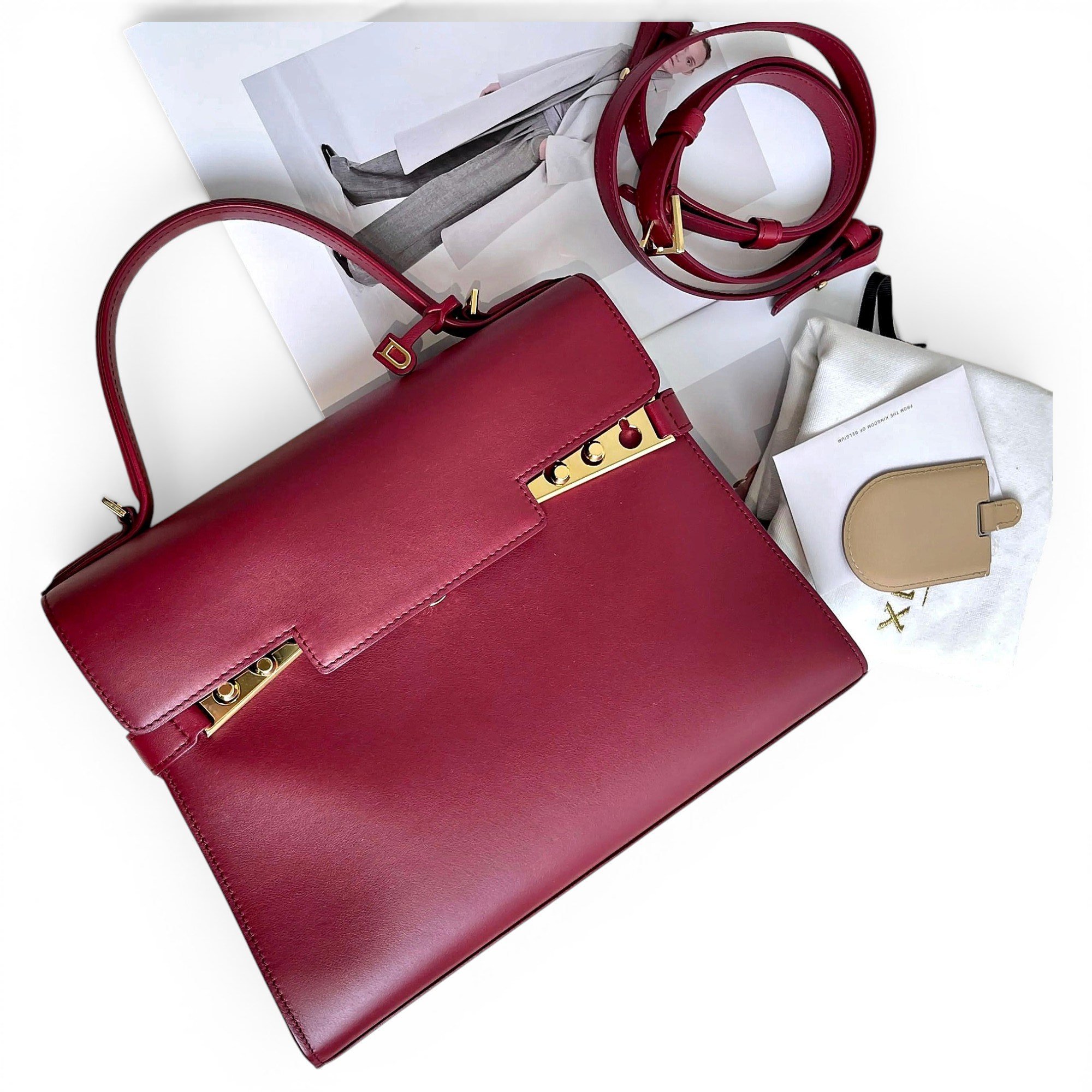 Delvaux Tempête leather handbag