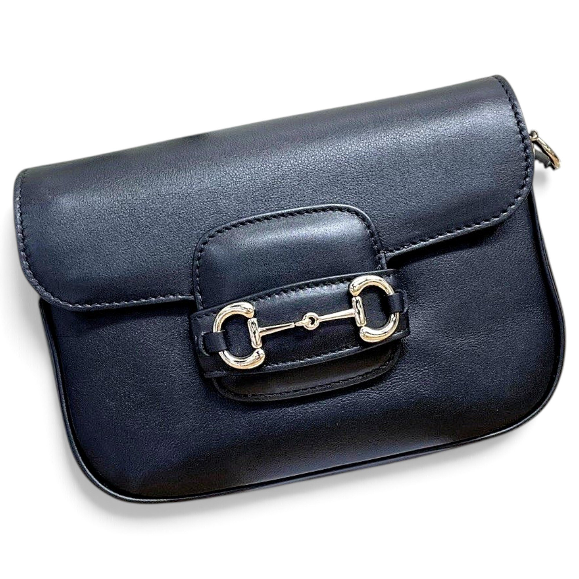 Horsebit 1955 Flap leather handbag