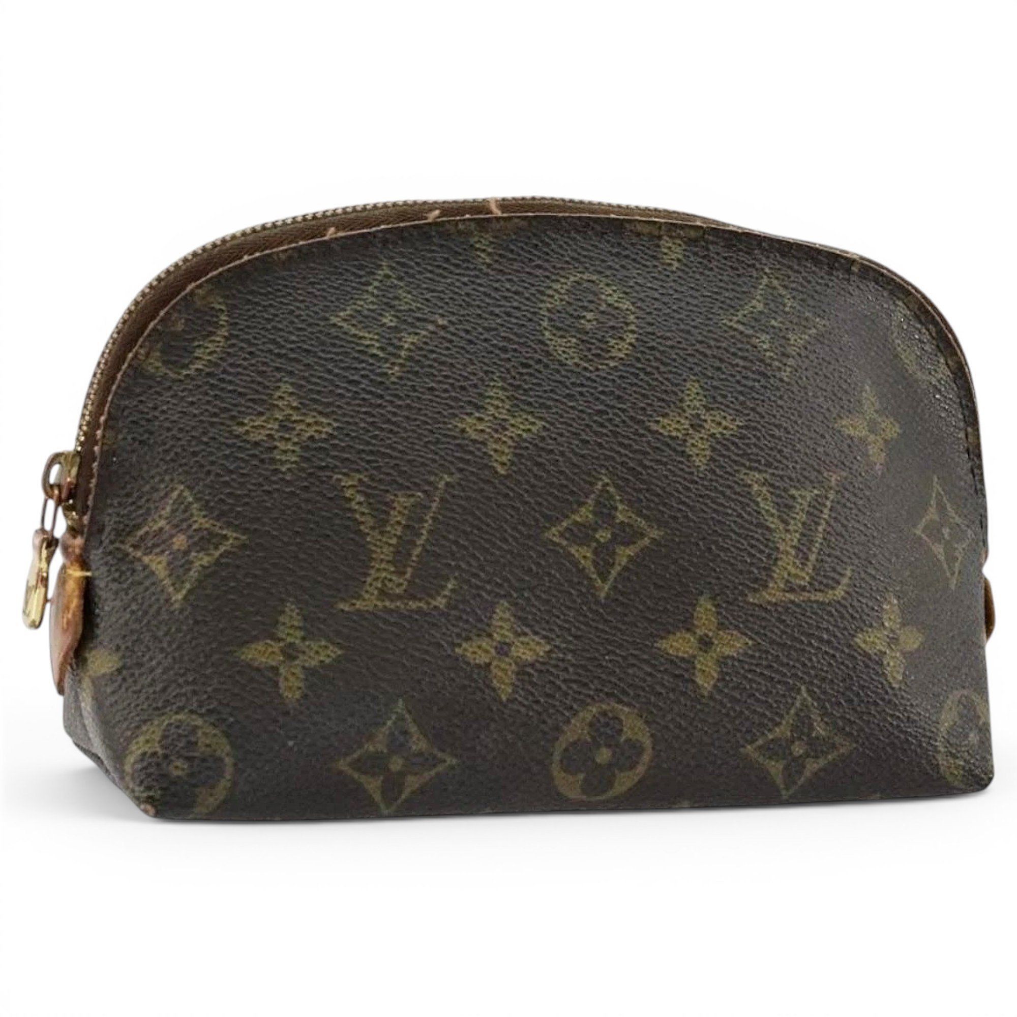 Leather clutch bag