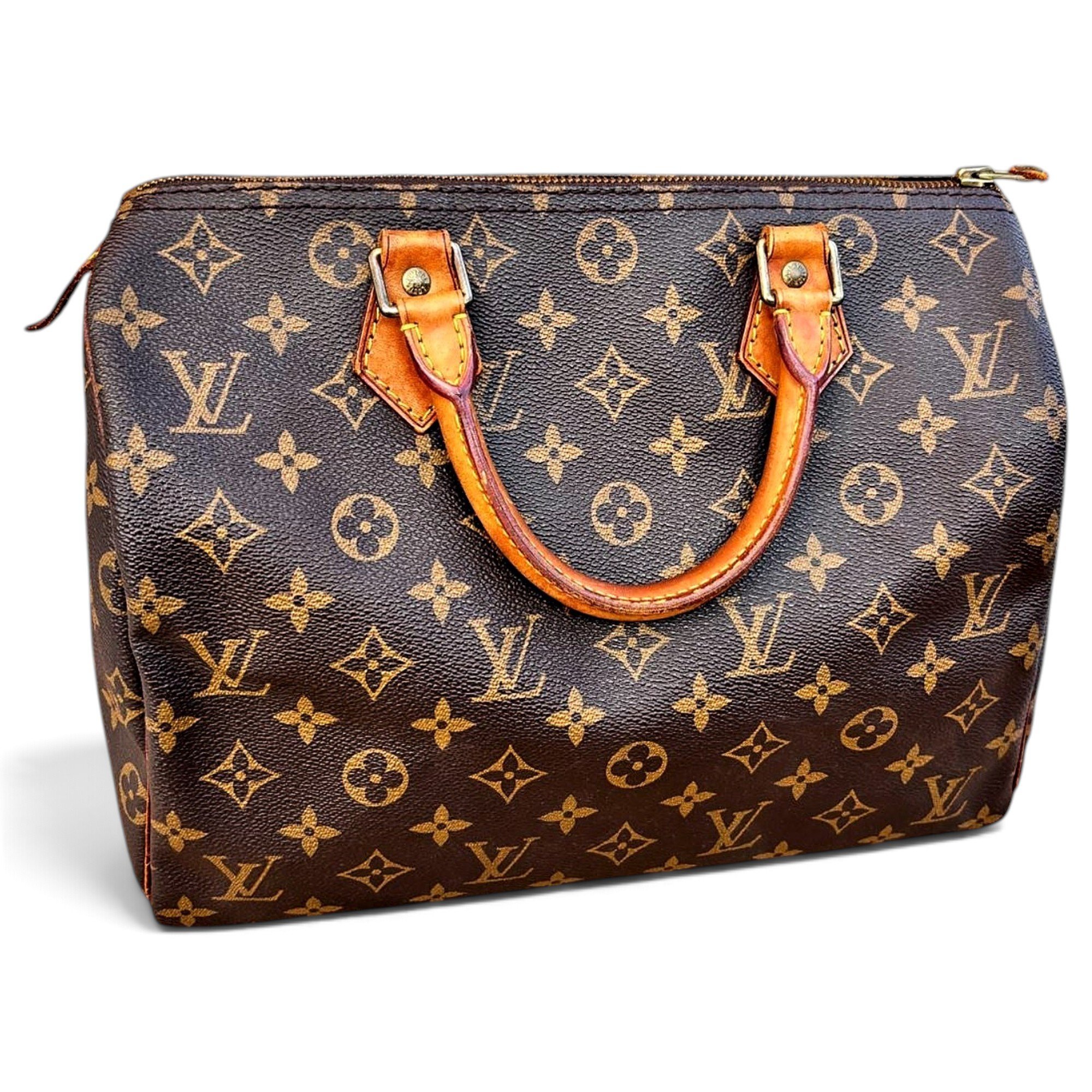 Speedy leather bowling bag