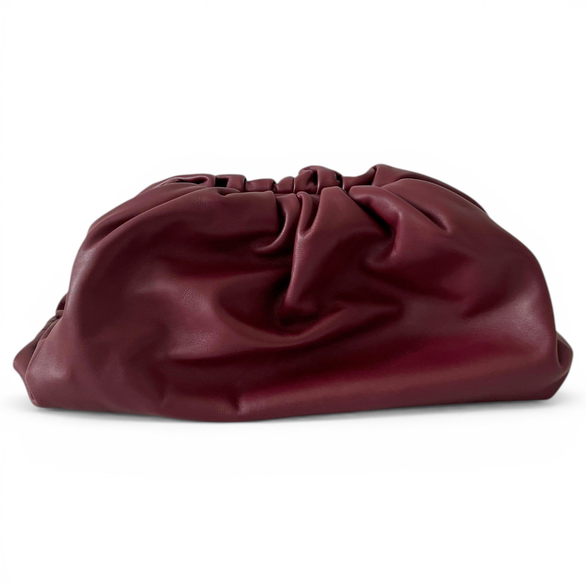 Pouch leather handbag