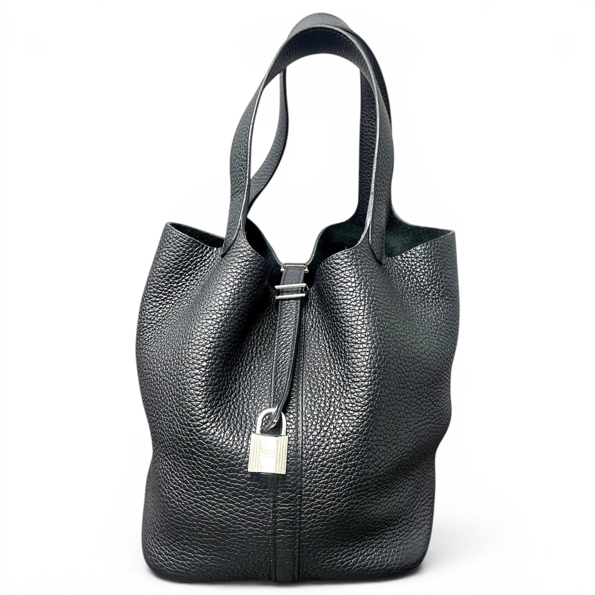 Picotin leather handbag