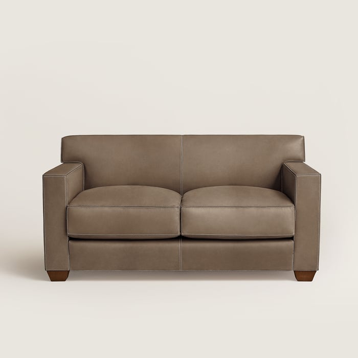 Étoupe Reeditions J.-m. Frank Par Hermès Comfortable 2-seater Sofa