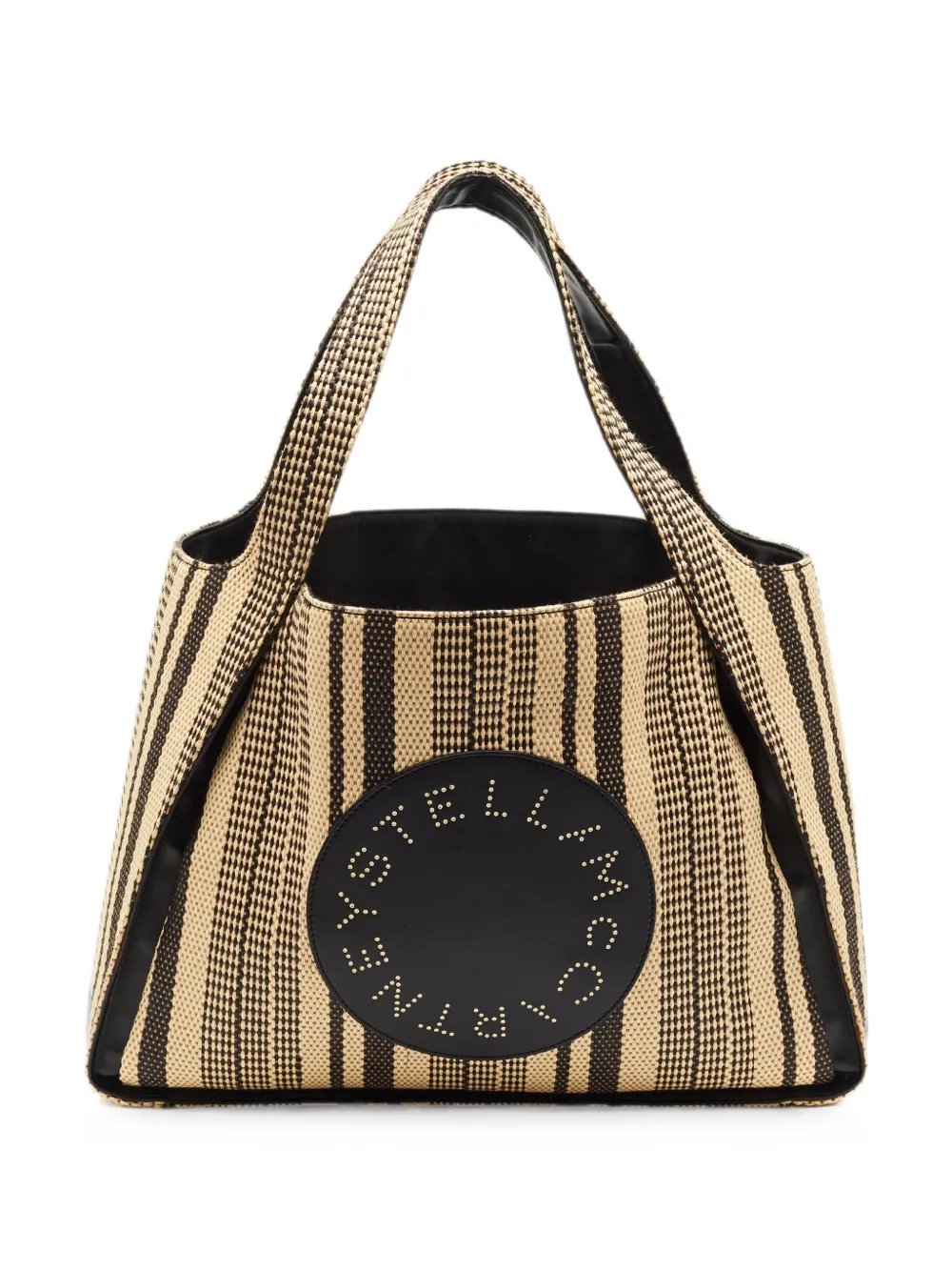 logo stripe tote bag