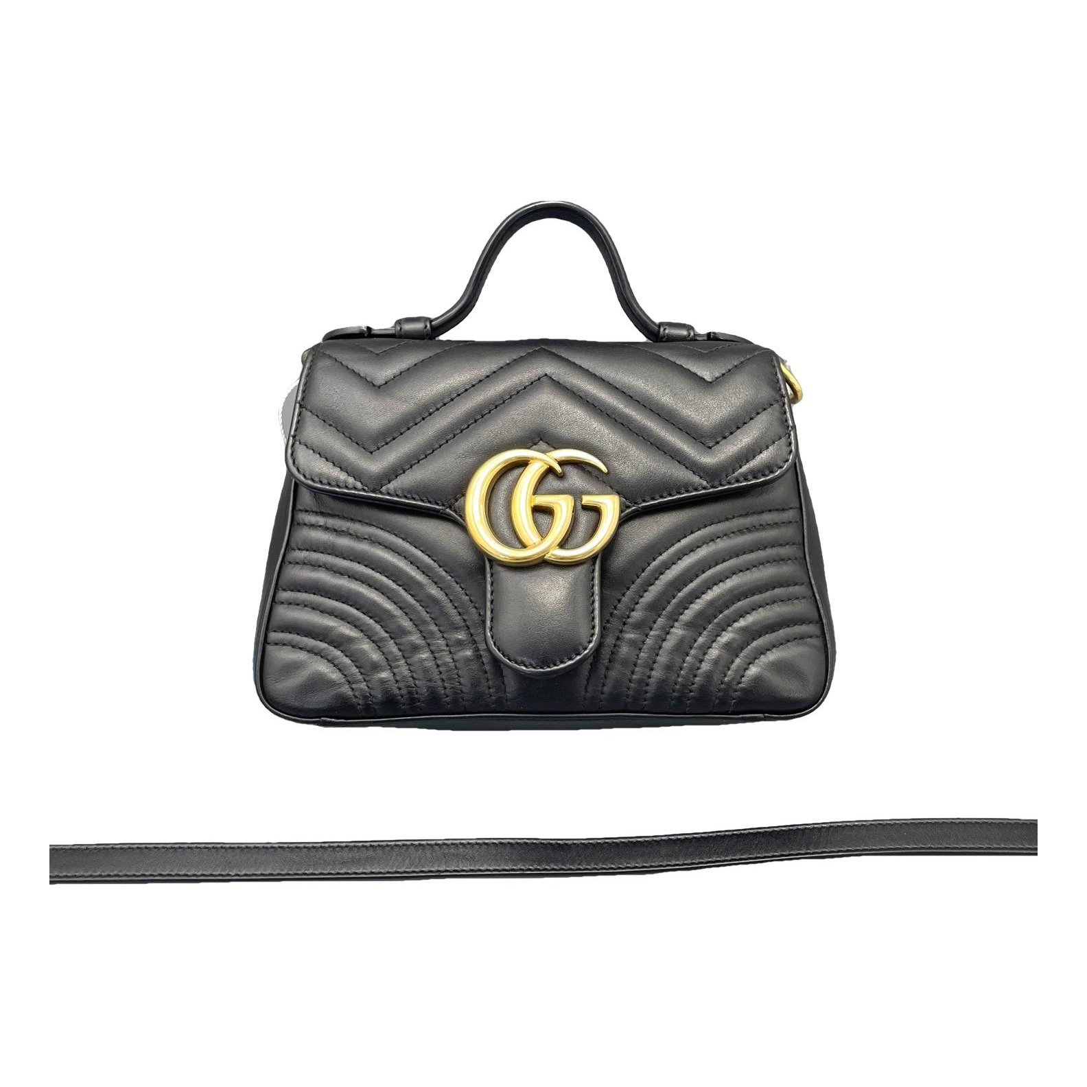 GG Marmont Flap leather handbag