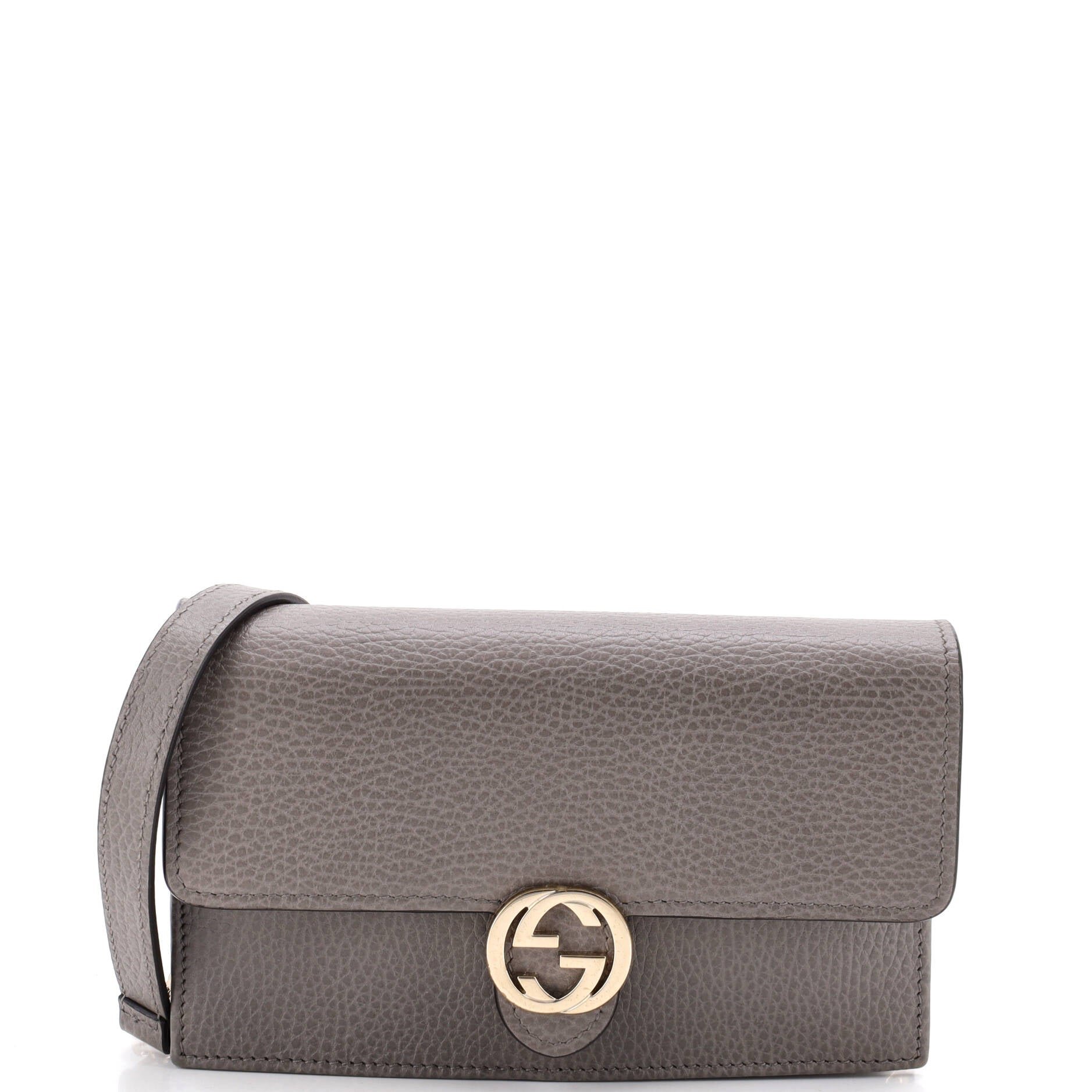 Interlocking Wallet on Chain Leather