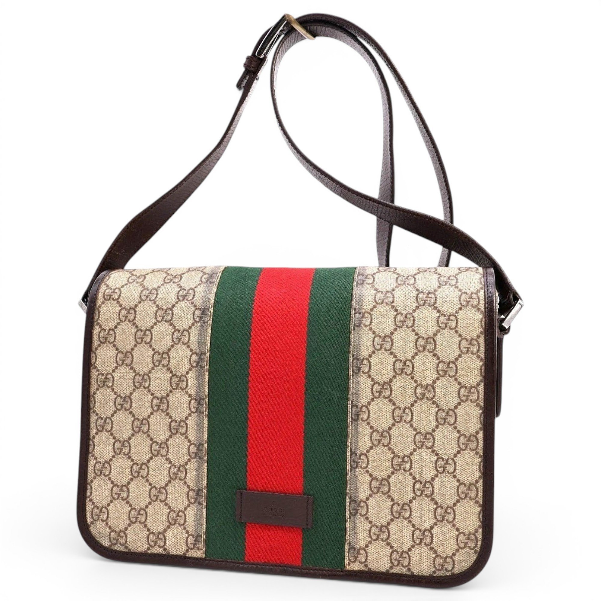 Vinyl crossbody bag
