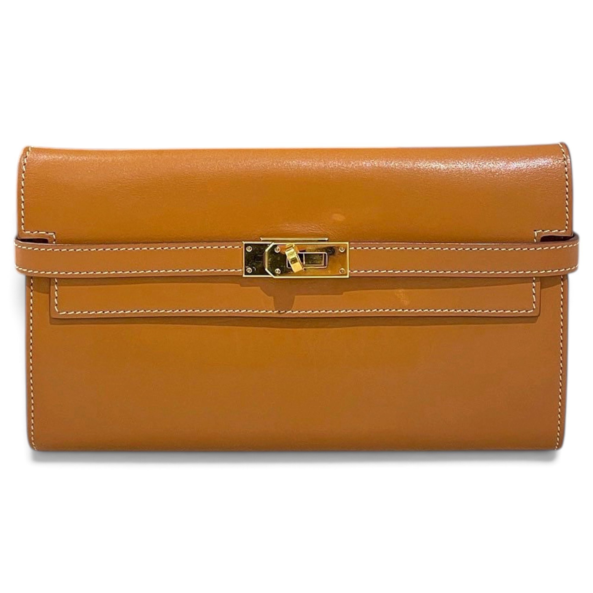 Kelly to go leather clutch bag