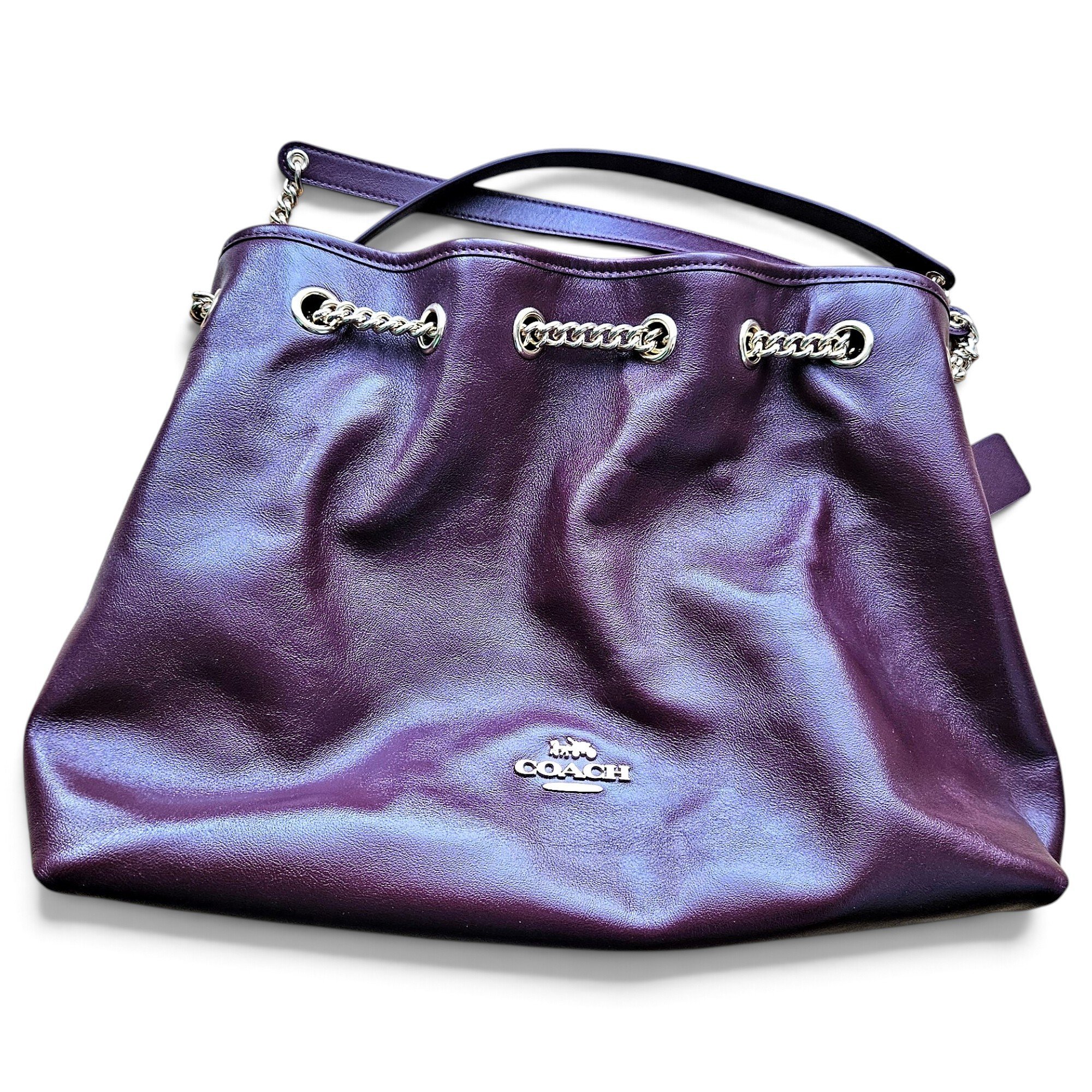 Leather handbag