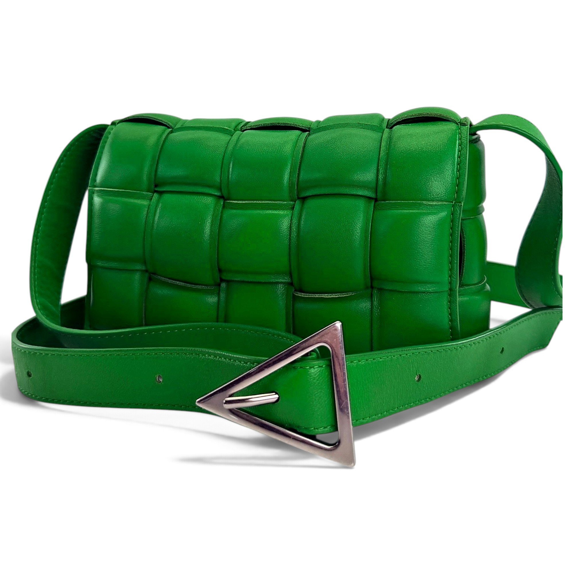 Cassette leather crossbody bag