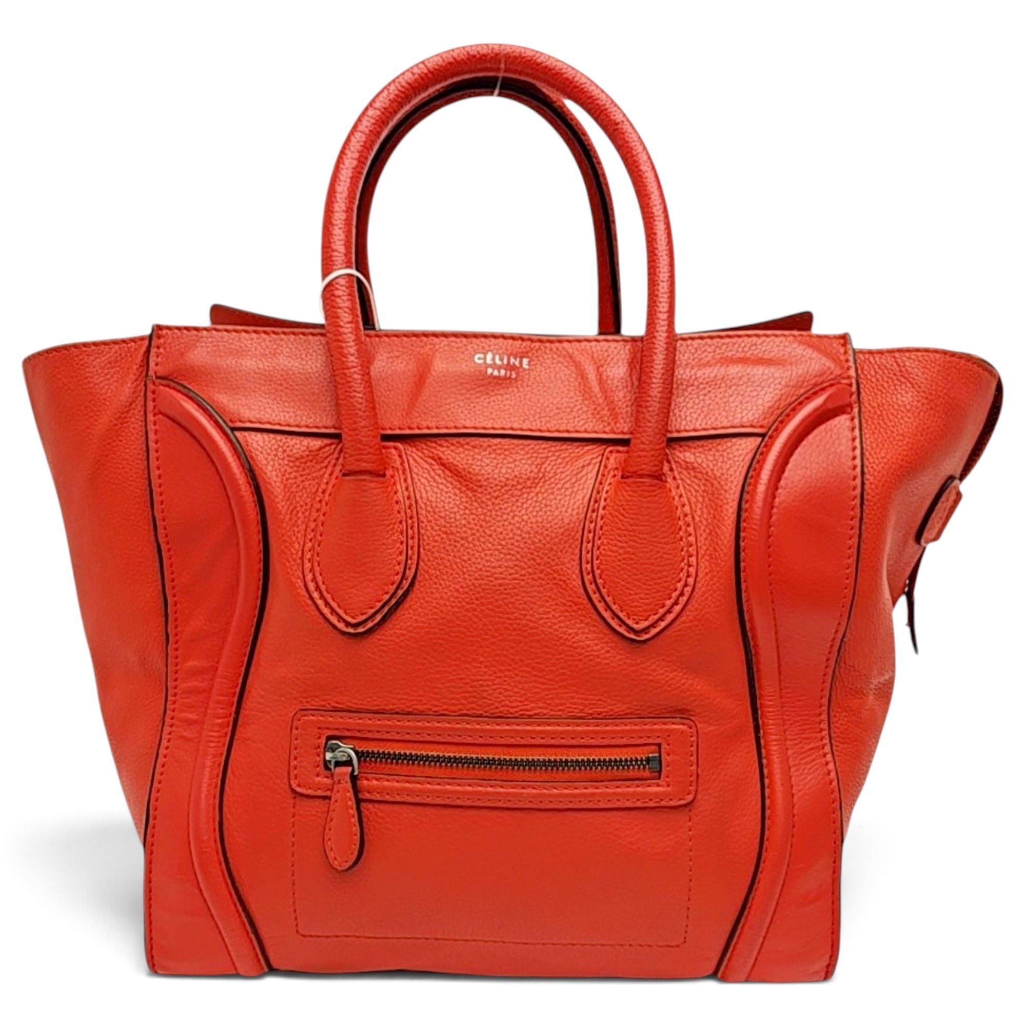 Luggage leather handbag