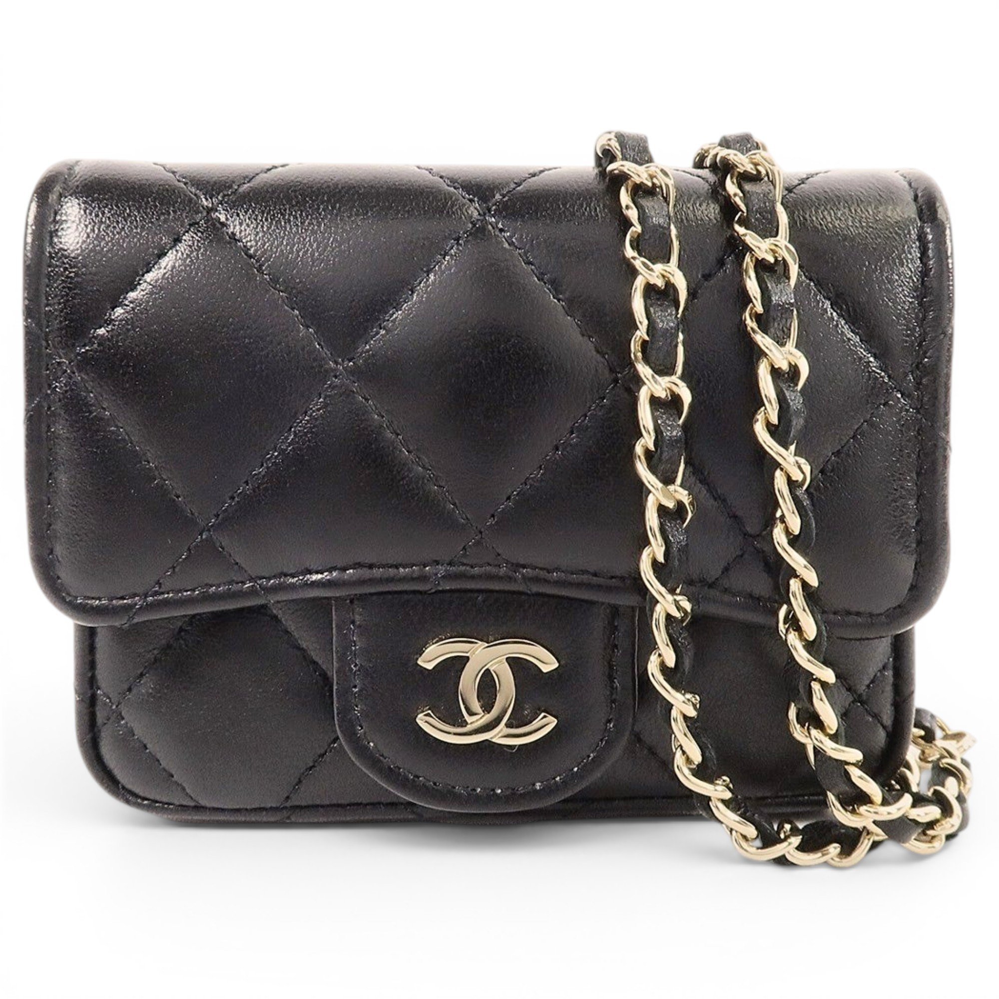 Wallet On Chain Timeless/Classique leather crossbody bag