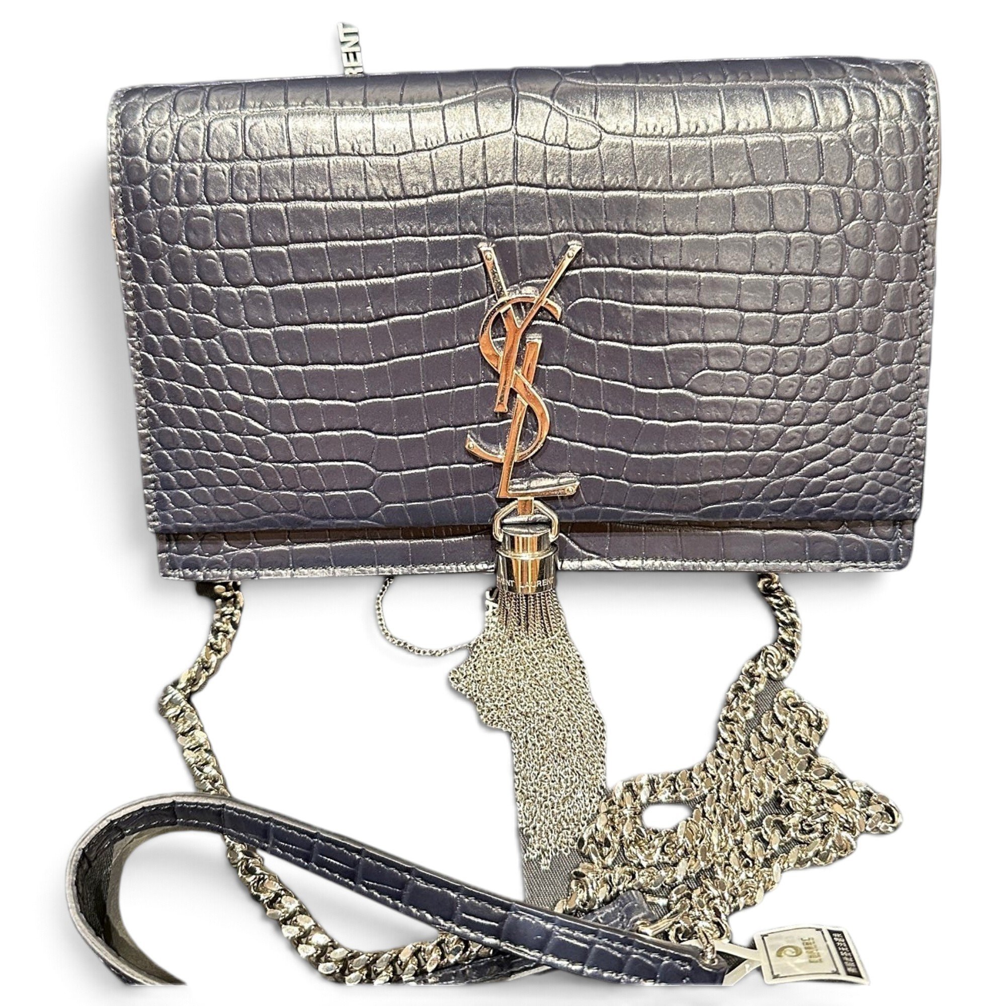 Pompom Kate leather handbag