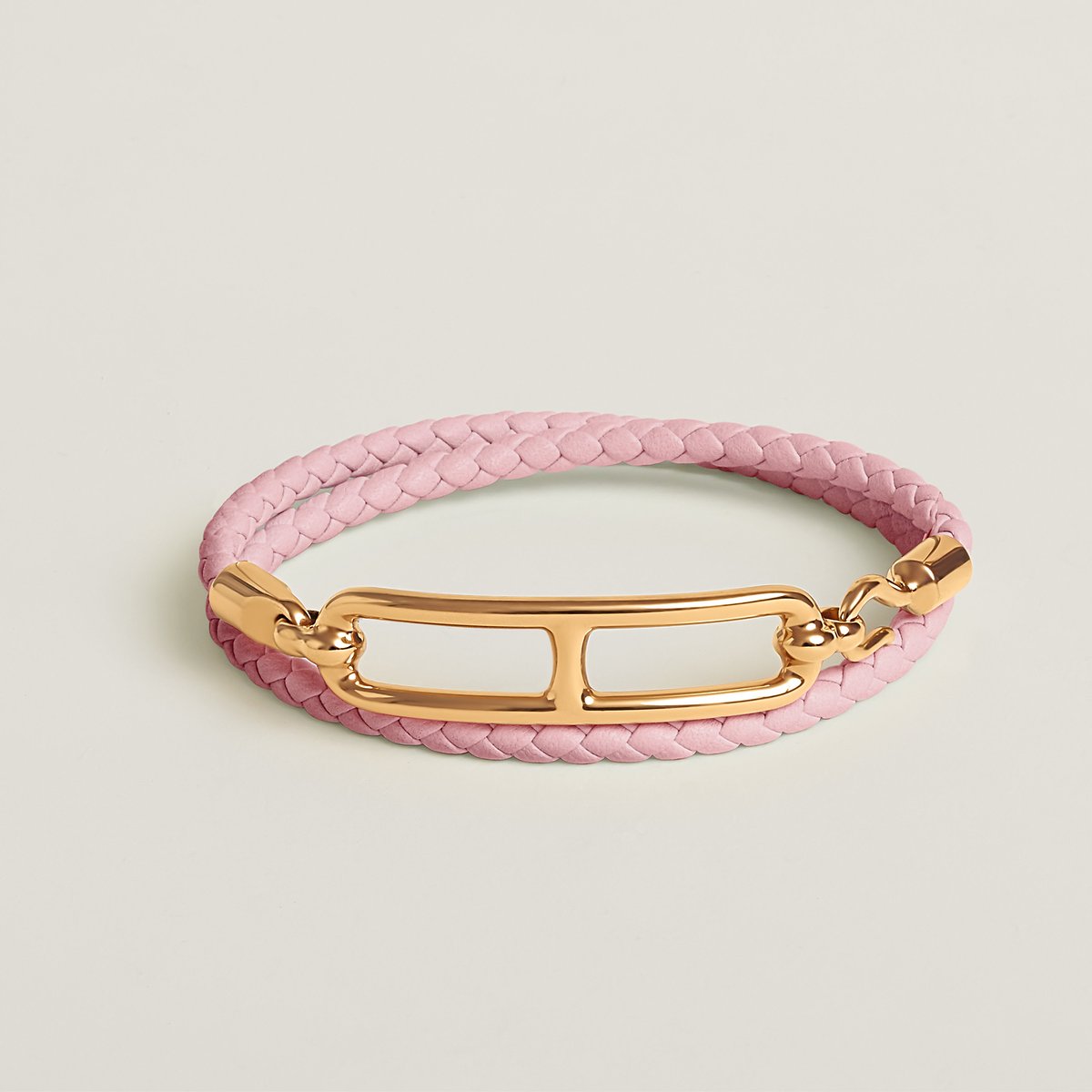 Rose Sakura Roulis Double Tour Bracelet