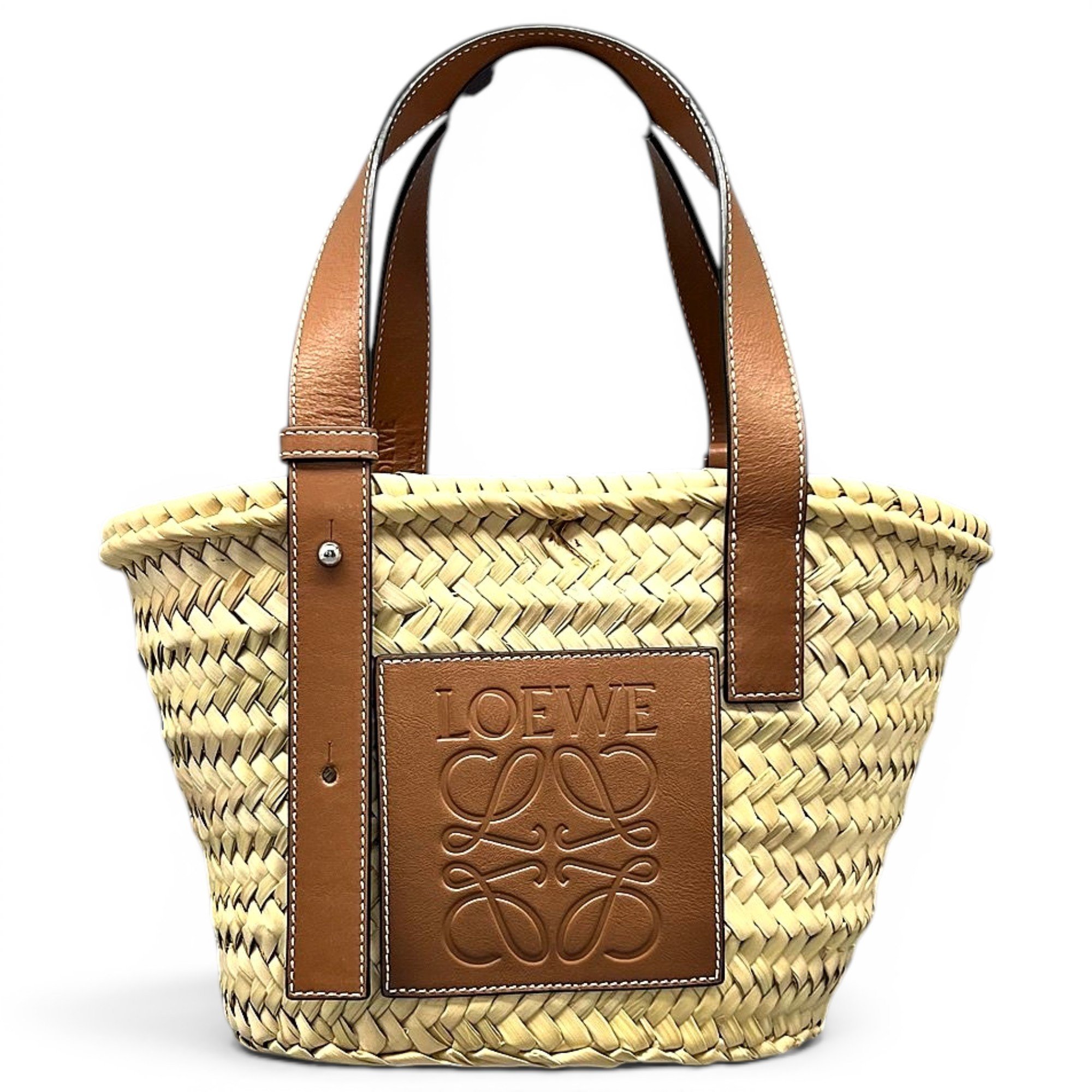 Basket Bag leather handbag