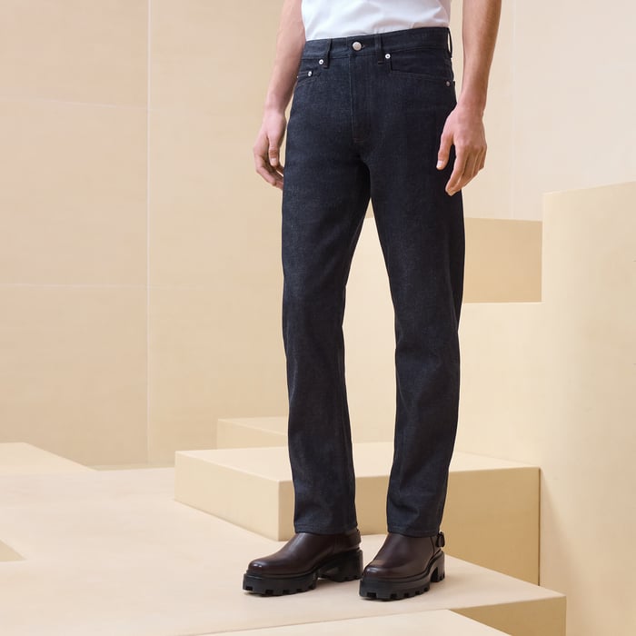 Indigo Straight Cut Jeans