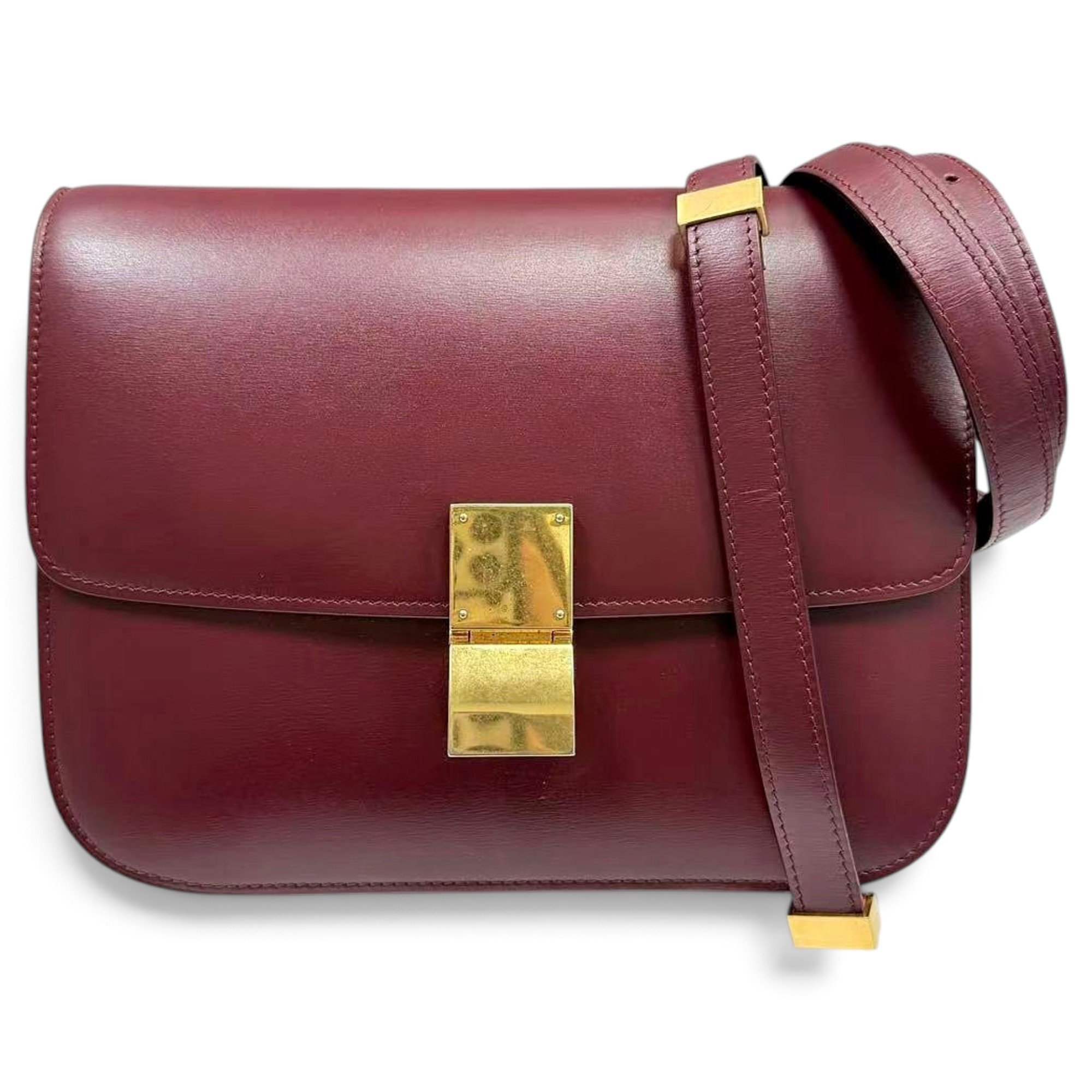 Classic leather crossbody bag