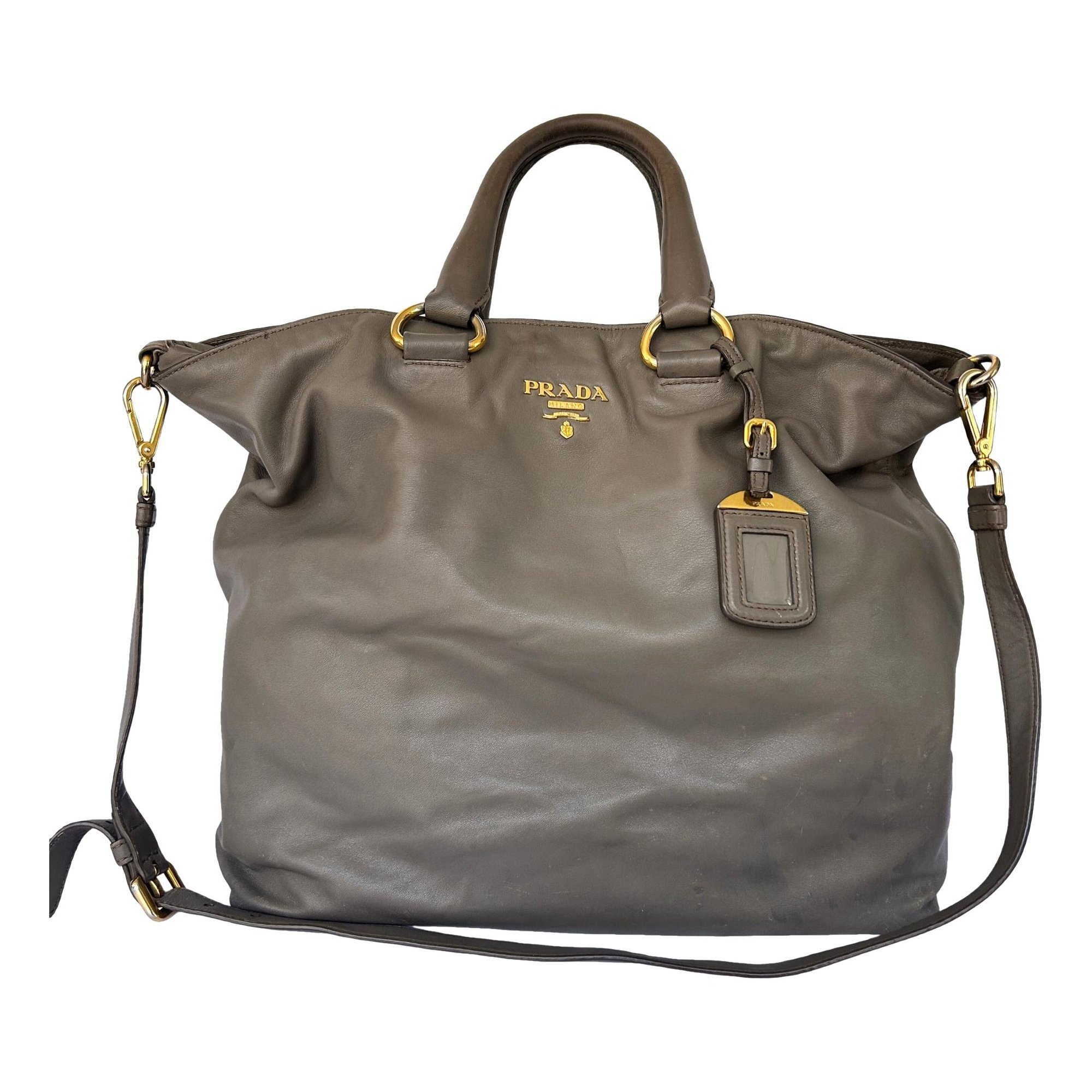 Leather handbag