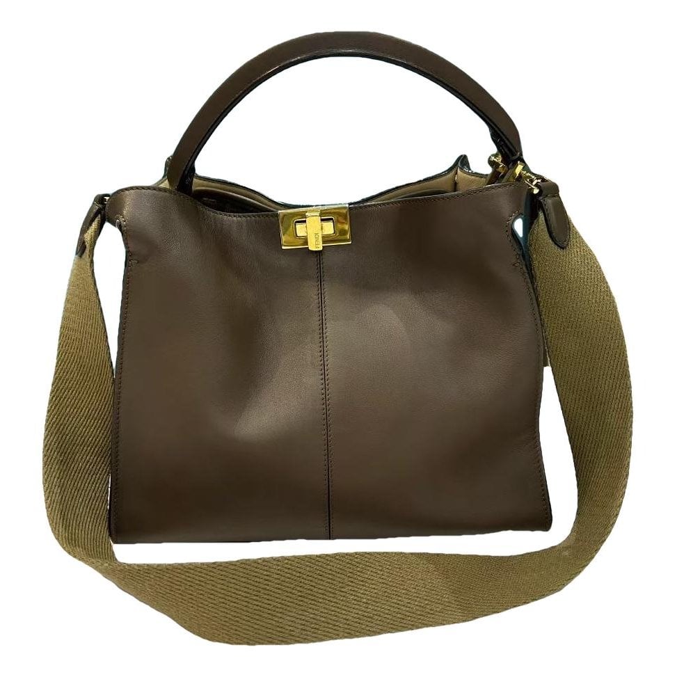 Peekaboo leather handbag
