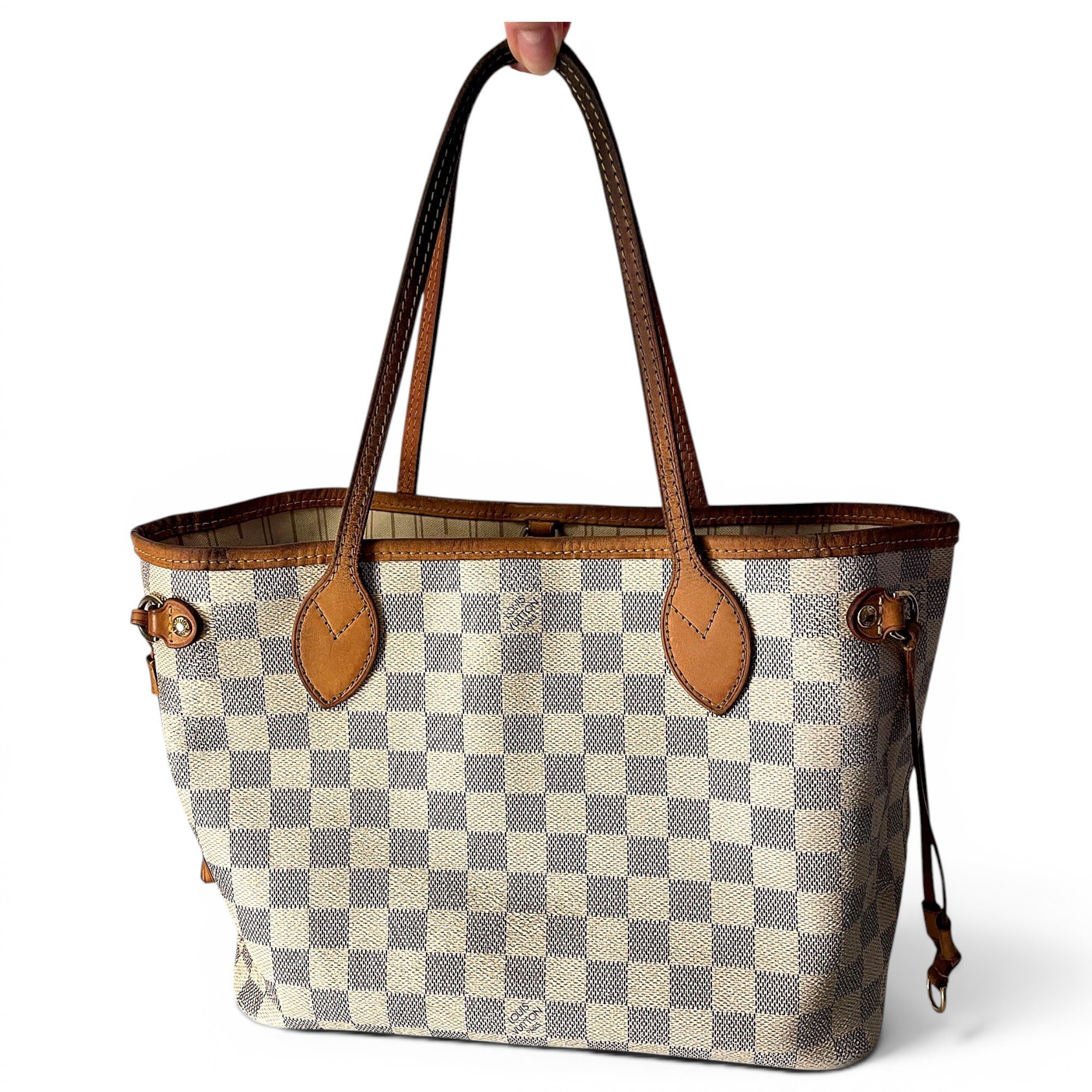 Neverfull leather tote
