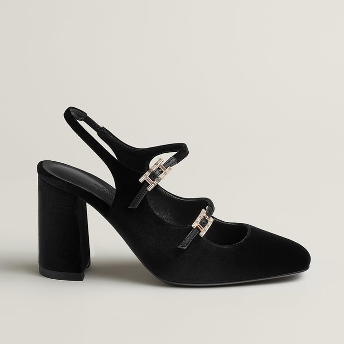 Noir Jackie 90 Pump
