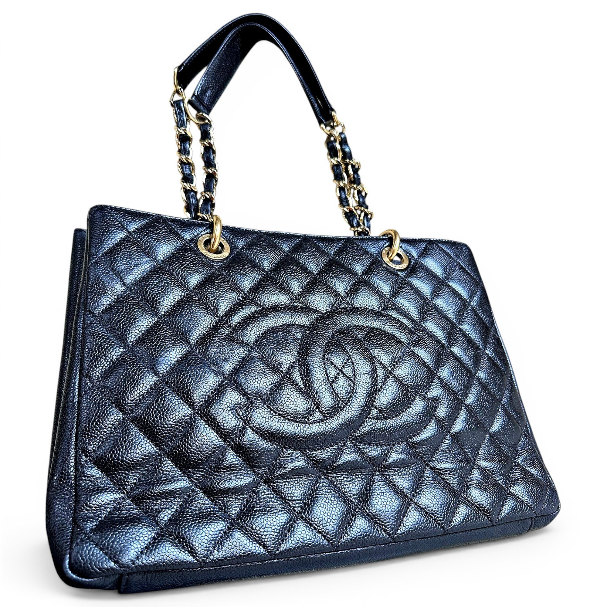 Grand shopping leather tote