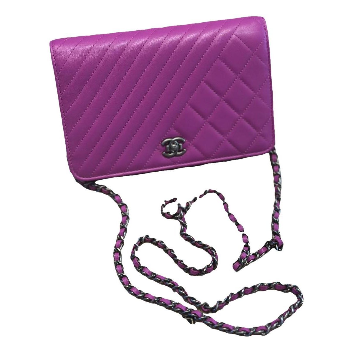 Wallet On Chain Timeless/Classique leather handbag