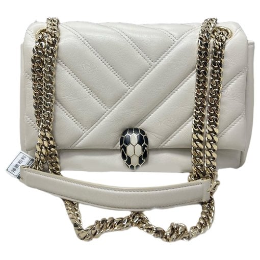 Serpenti leather handbag