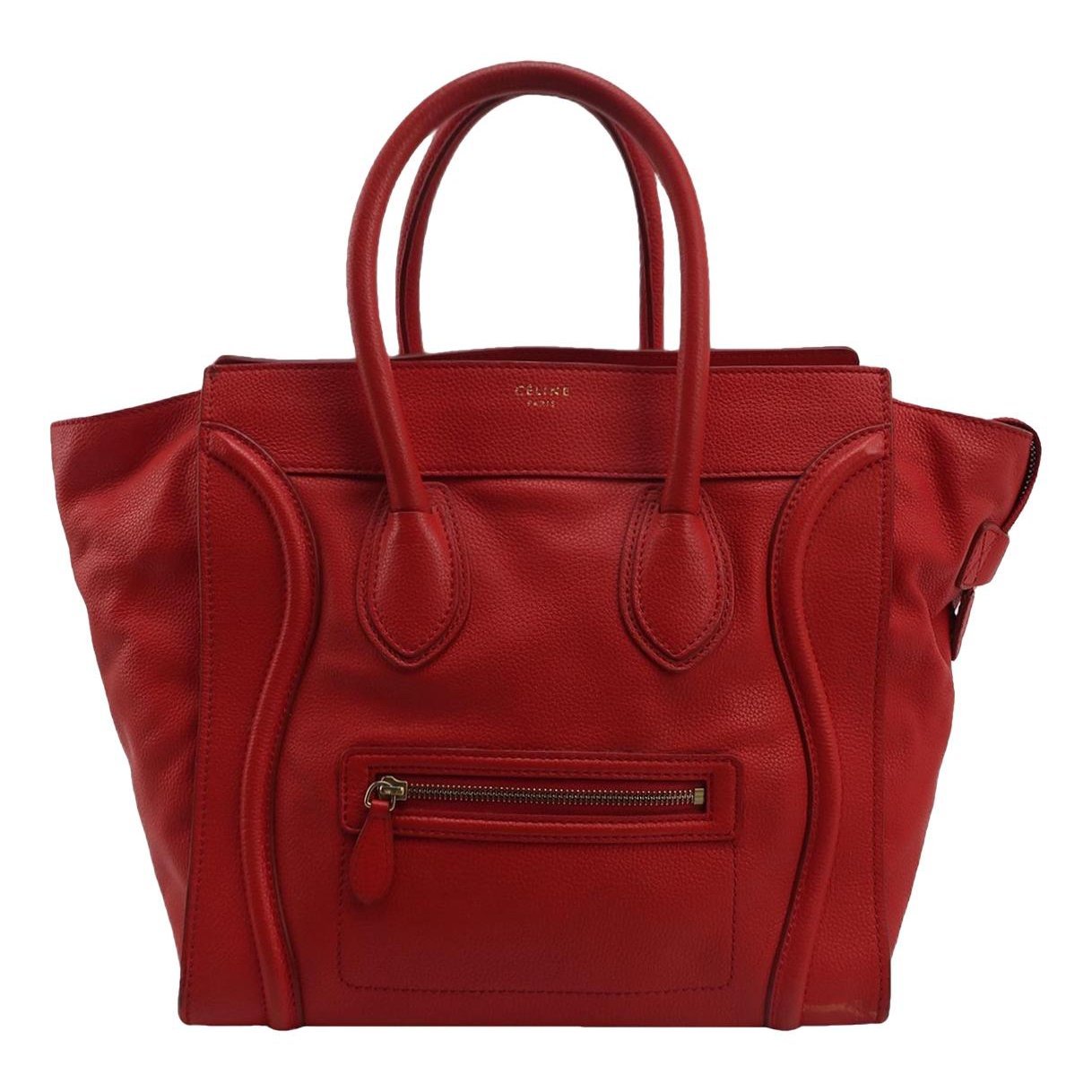 Luggage leather handbag