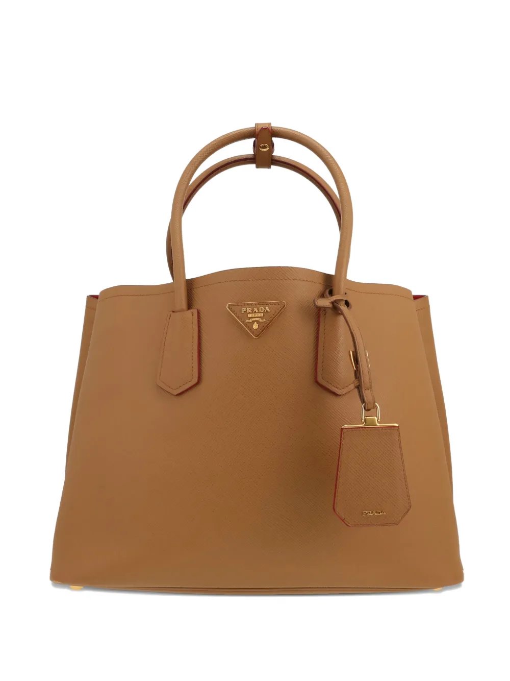 2020s Double leather tote bag