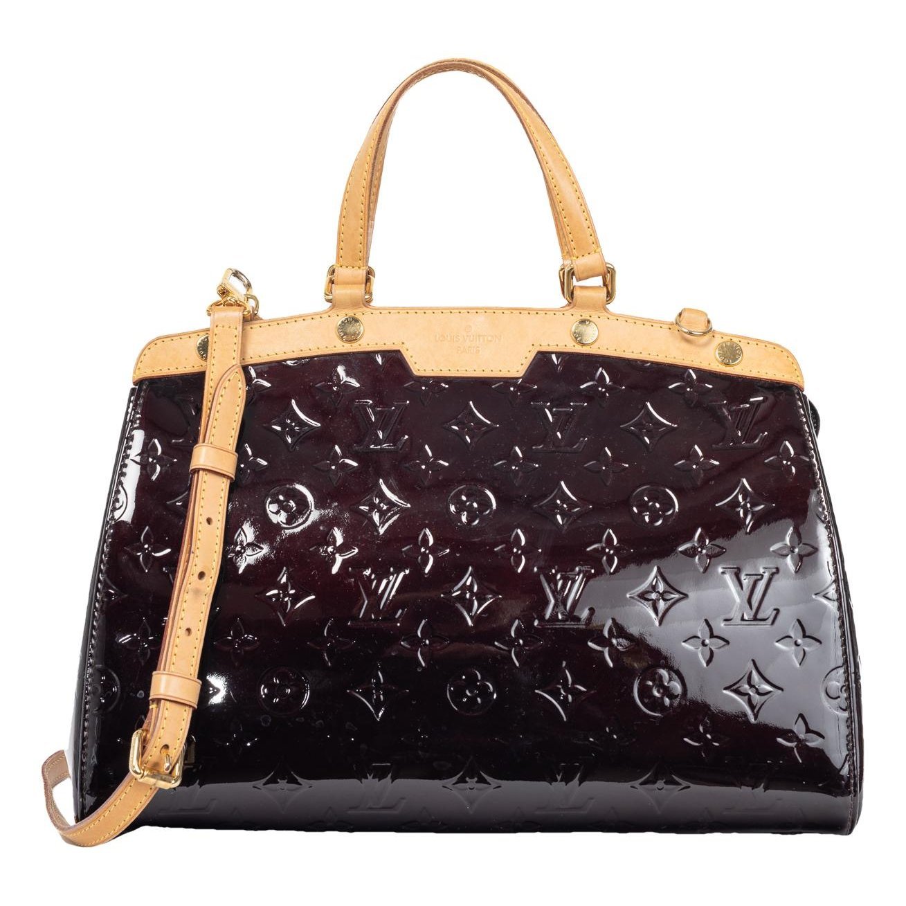 Bréa patent leather tote