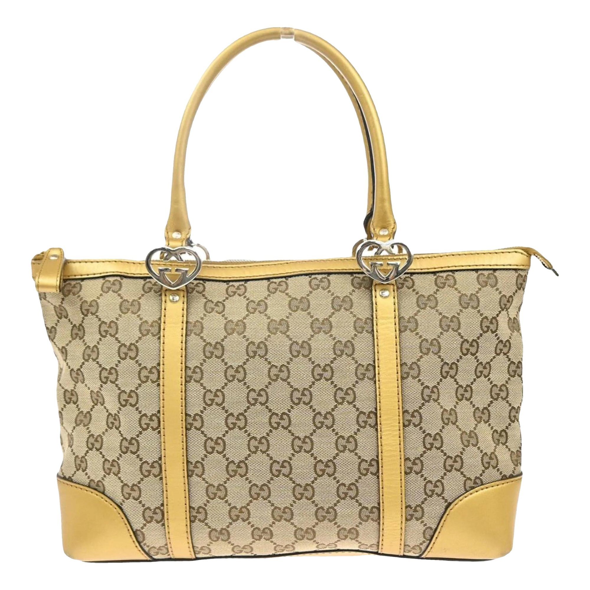 Gucci B leather handbag
