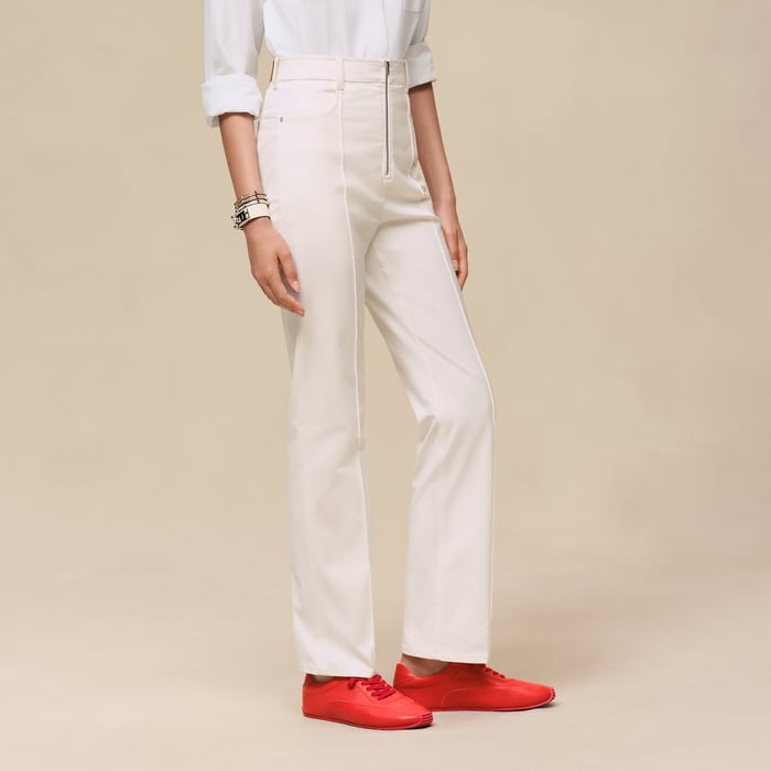 Blanc Naturel Straight Leg Pants