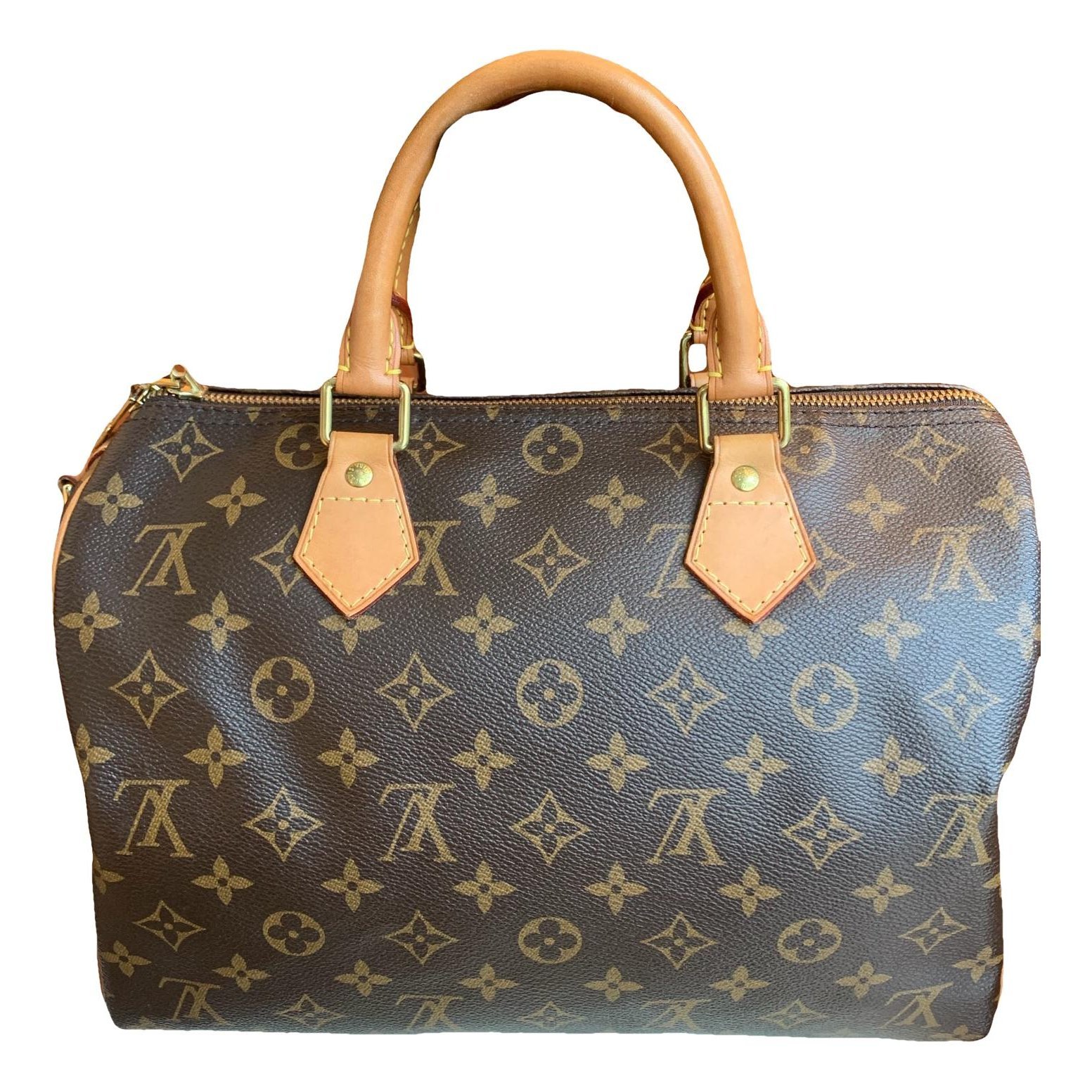 Speedy leather handbag