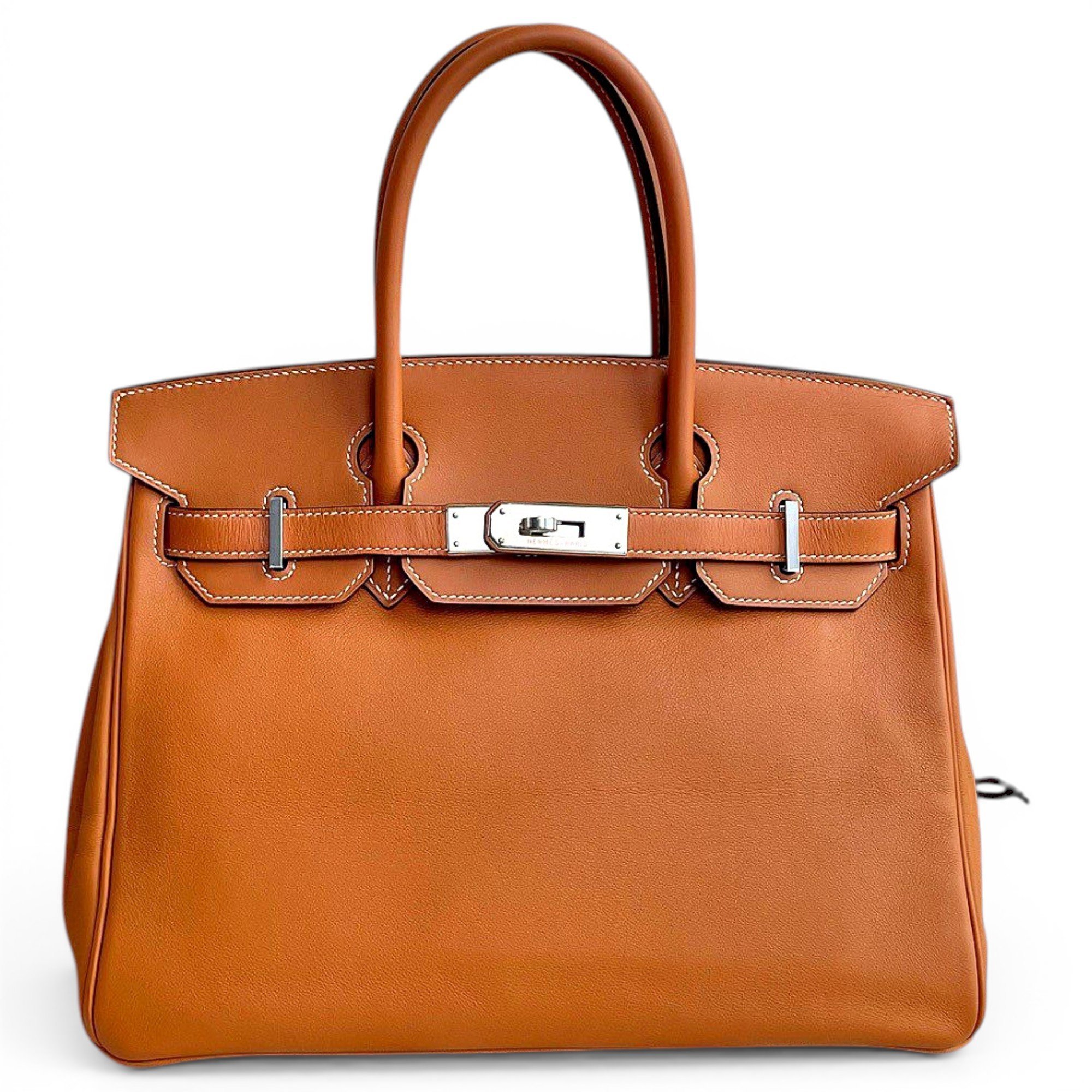 Birkin 30 leather handbag