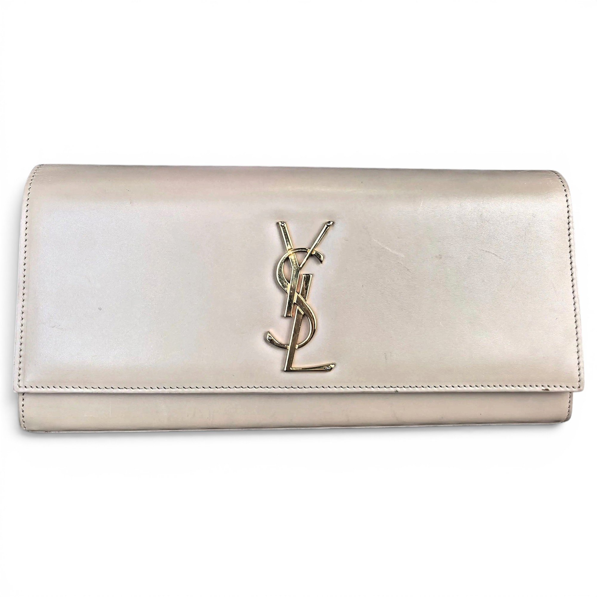 Kate monogramme leather clutch bag