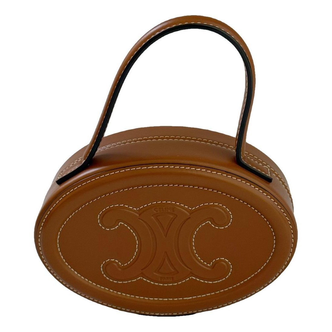 Triomphe leather handbag
