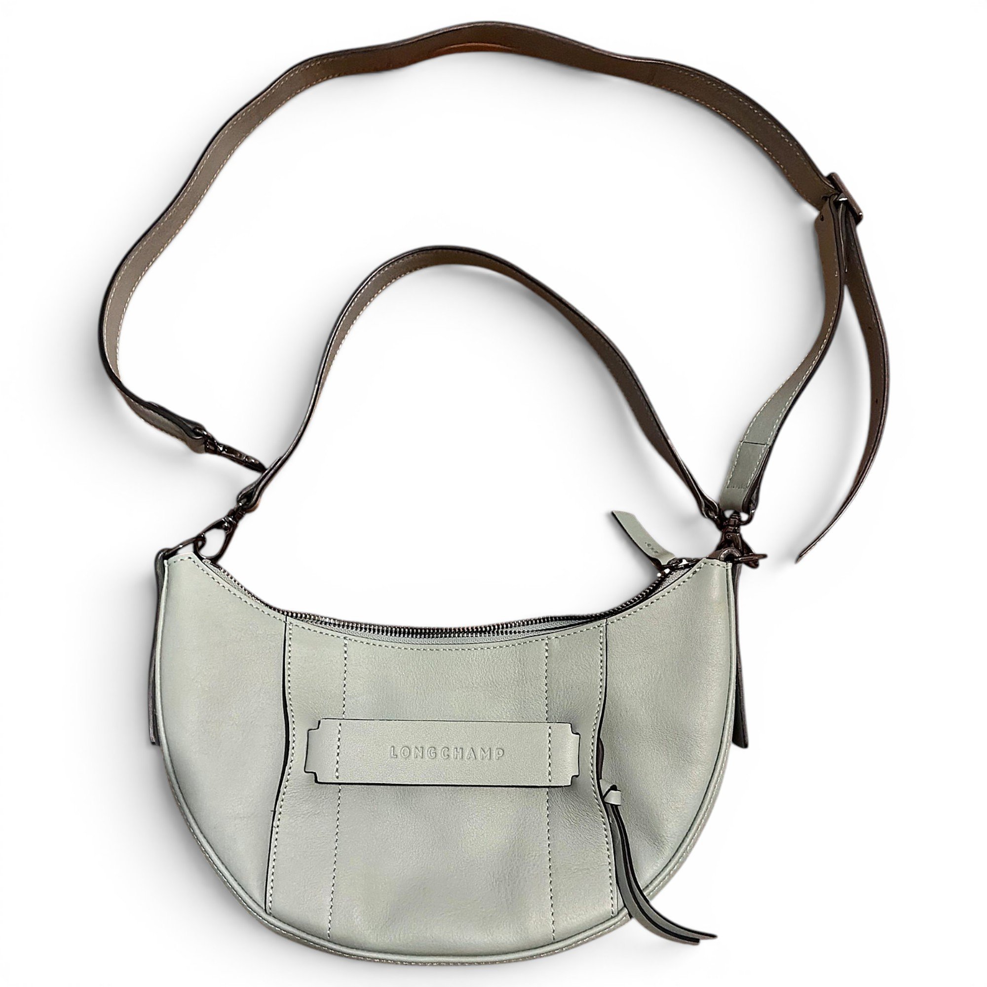 3D leather crossbody bag
