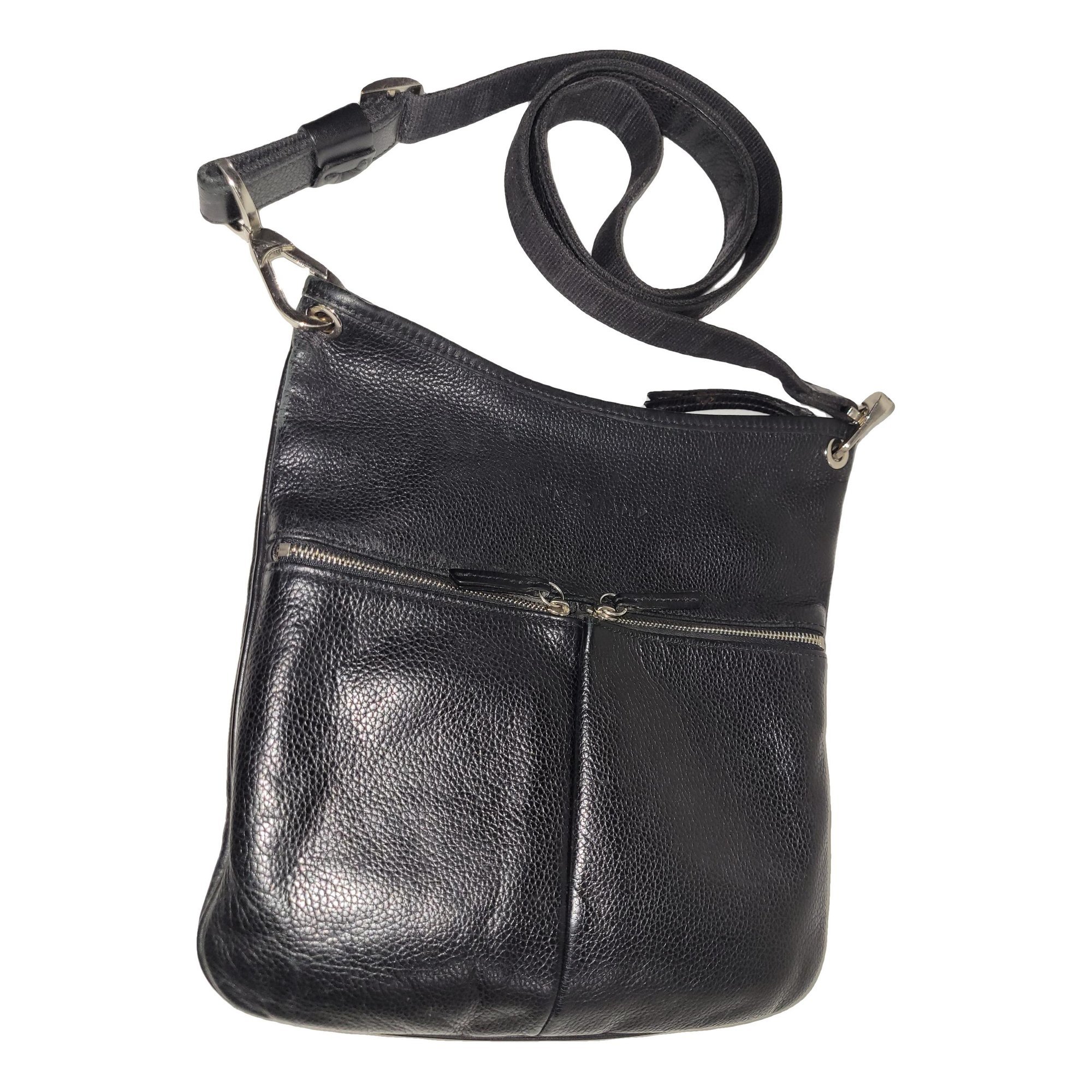 Leather crossbody bag